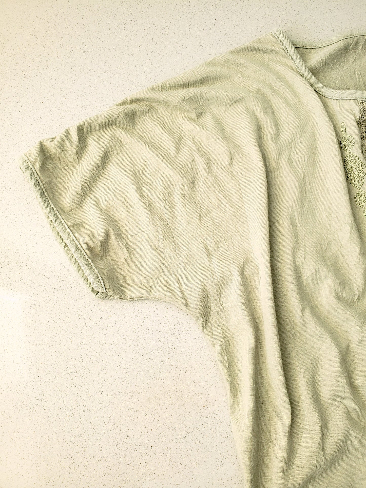 KNIT-WEAR dolman short sleeve tee