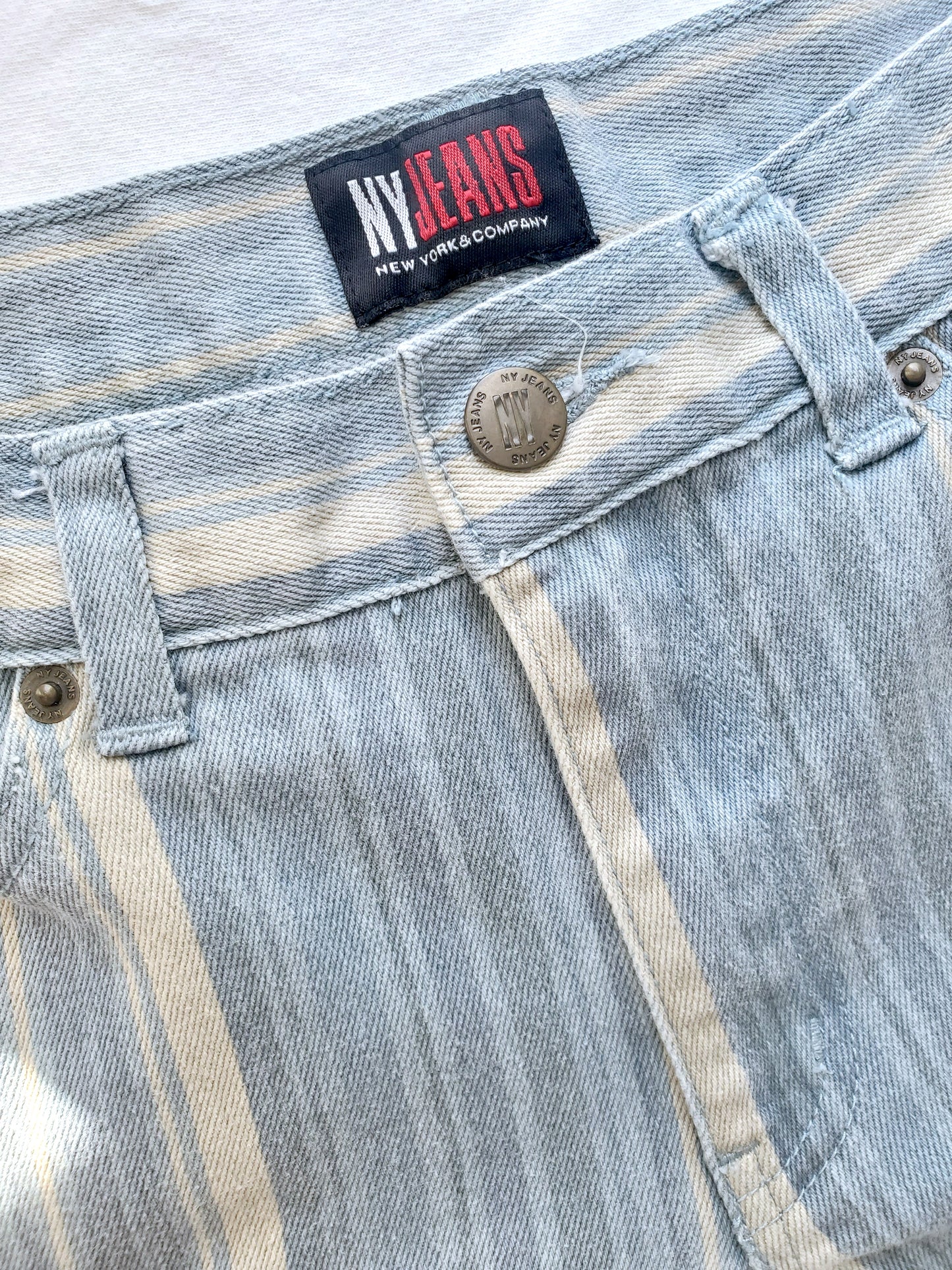 NY JEANS striped denim (1990s)
