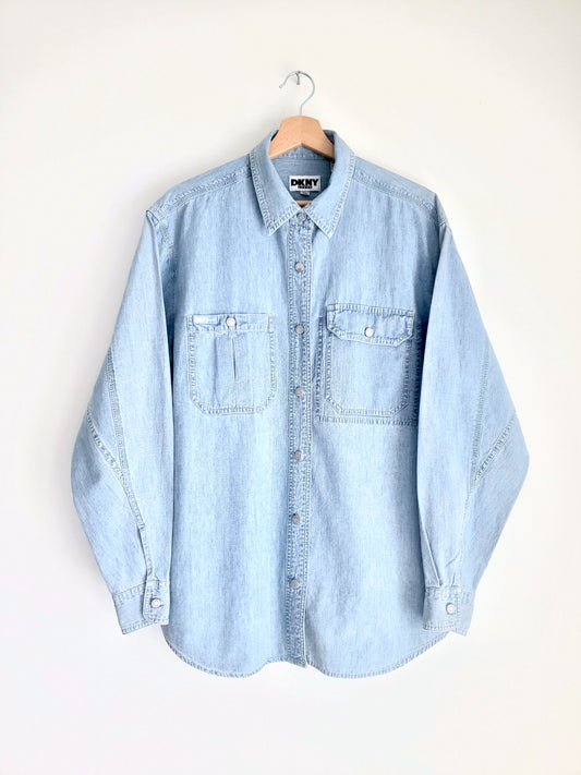 DKNY JEANS double-pocket denim shirt (1990s)