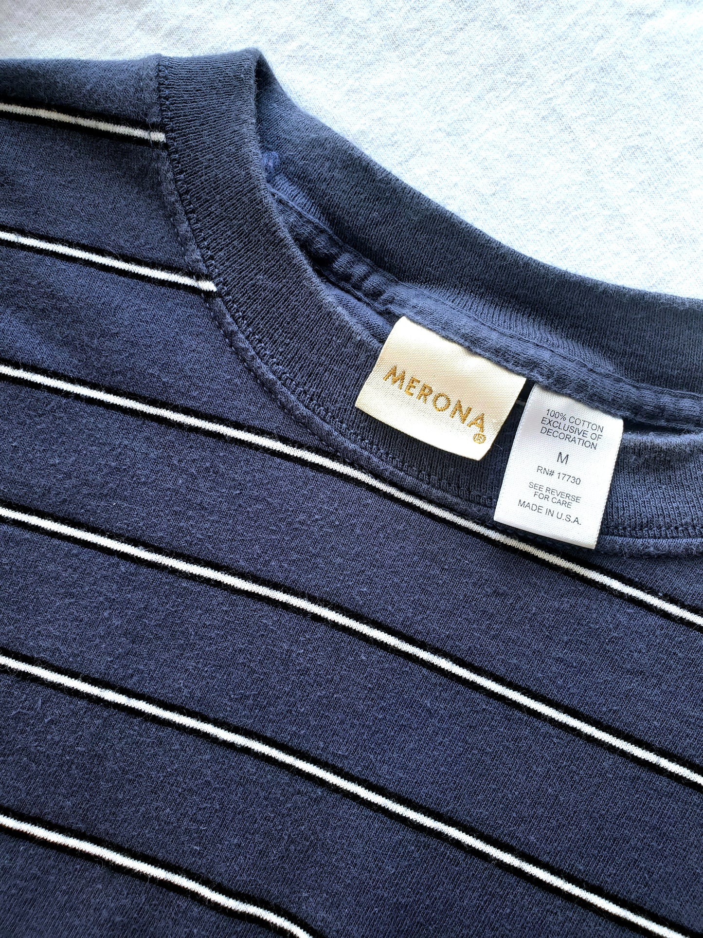 Merona striped tee (1990s)
