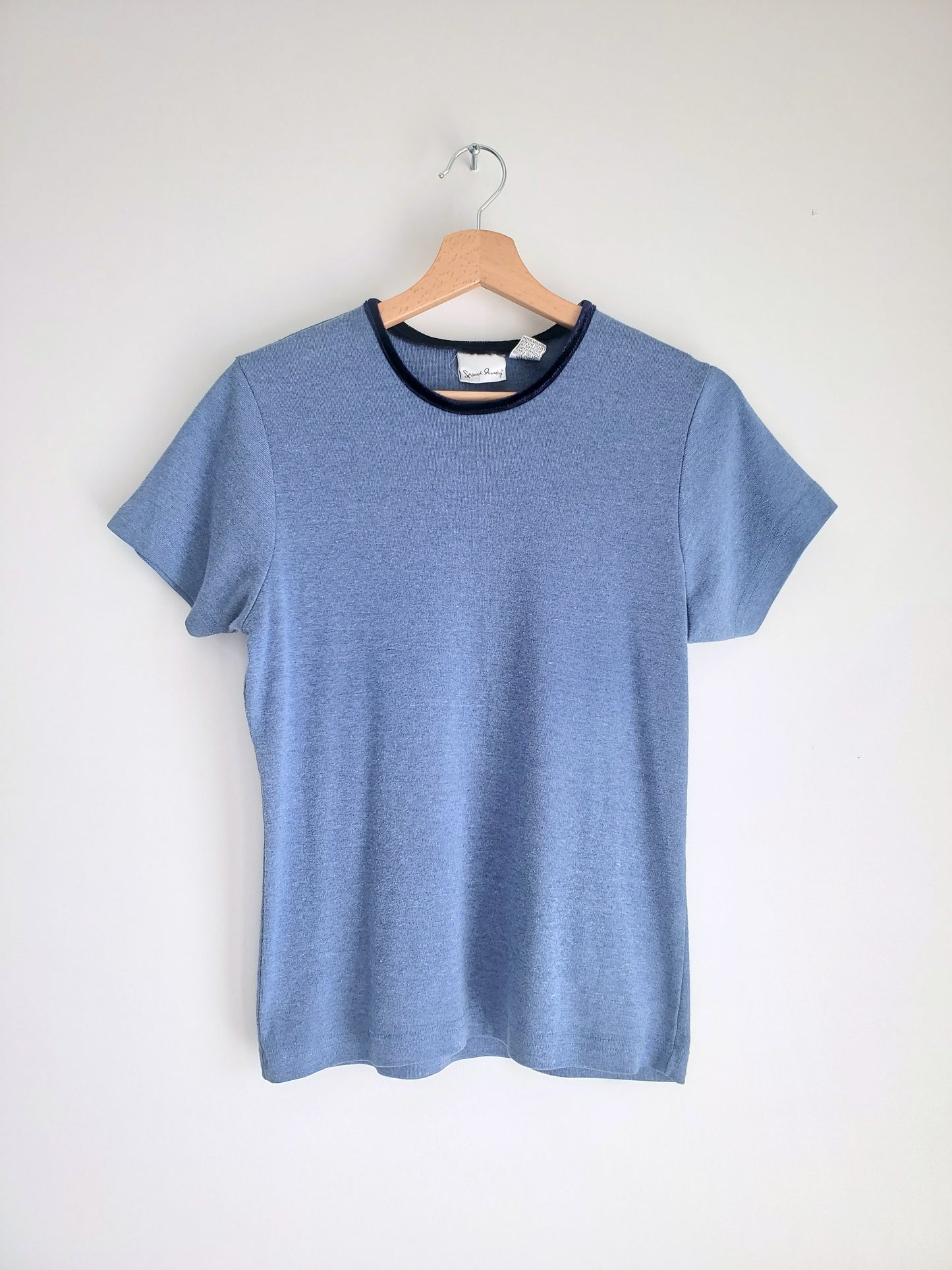 French Laundry contrast collar tee (1990s)
