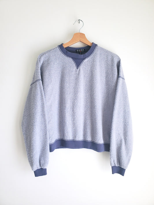 POOF New York reverse brushback sweatshirt