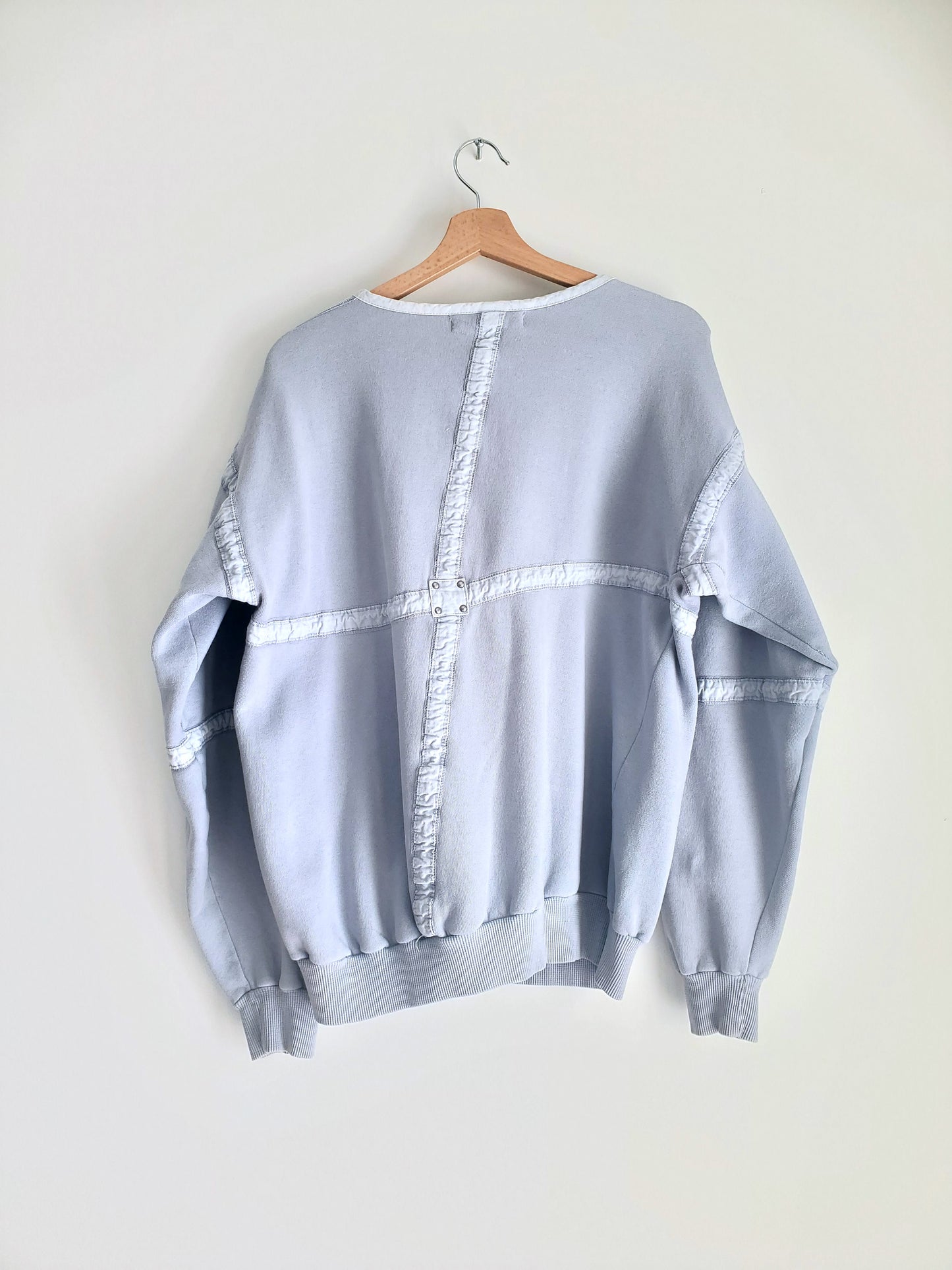 Unionbay mixed media pullover (1980s)