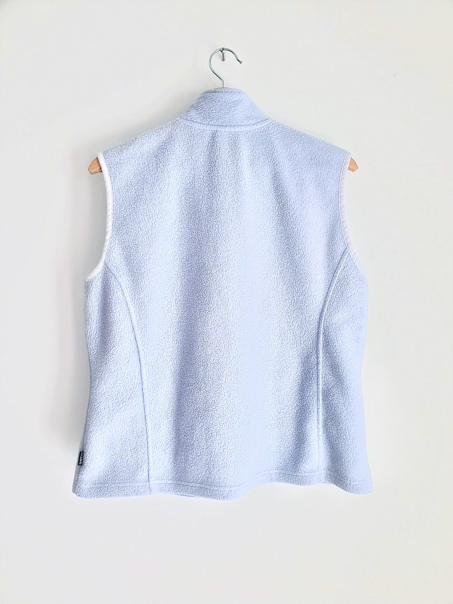 NY JEANS sleeveless fleece zip vest (1990s)