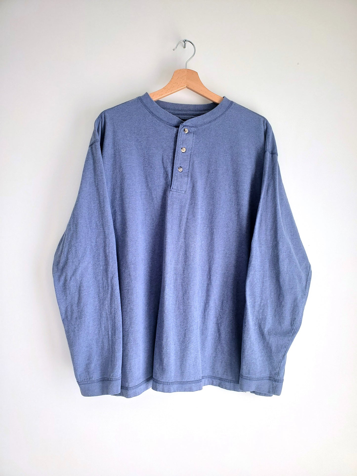 Puritan long sleeve henley (1990s)