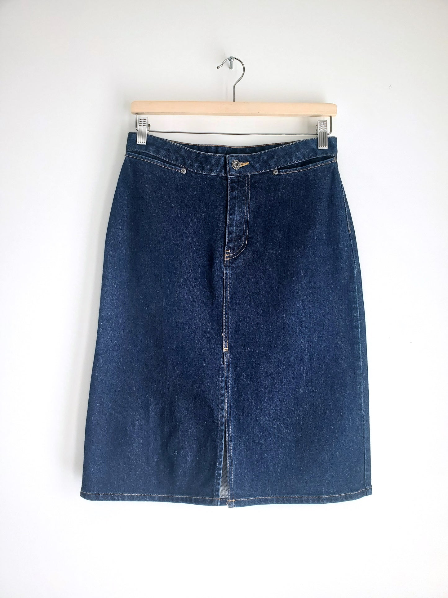 GAP denim midi skirt (2000)