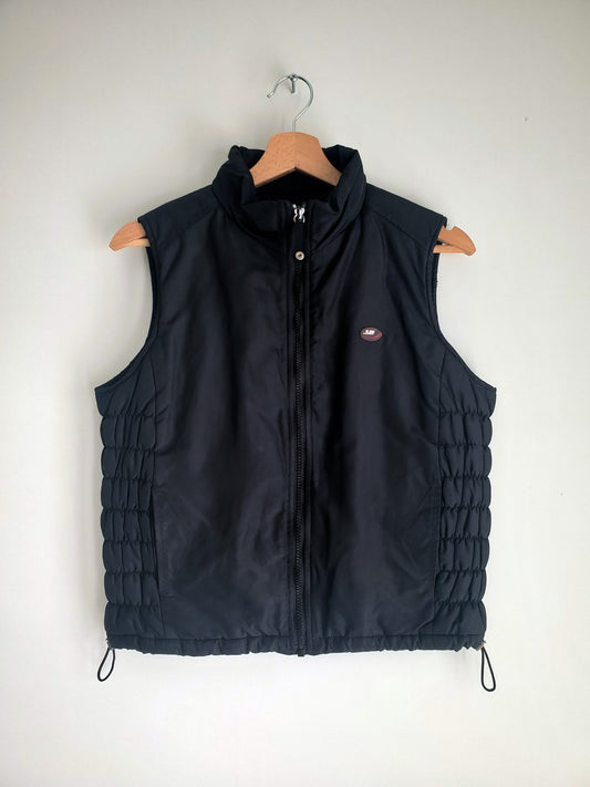 Unionbay puffer vest with rouched detail (1990s)