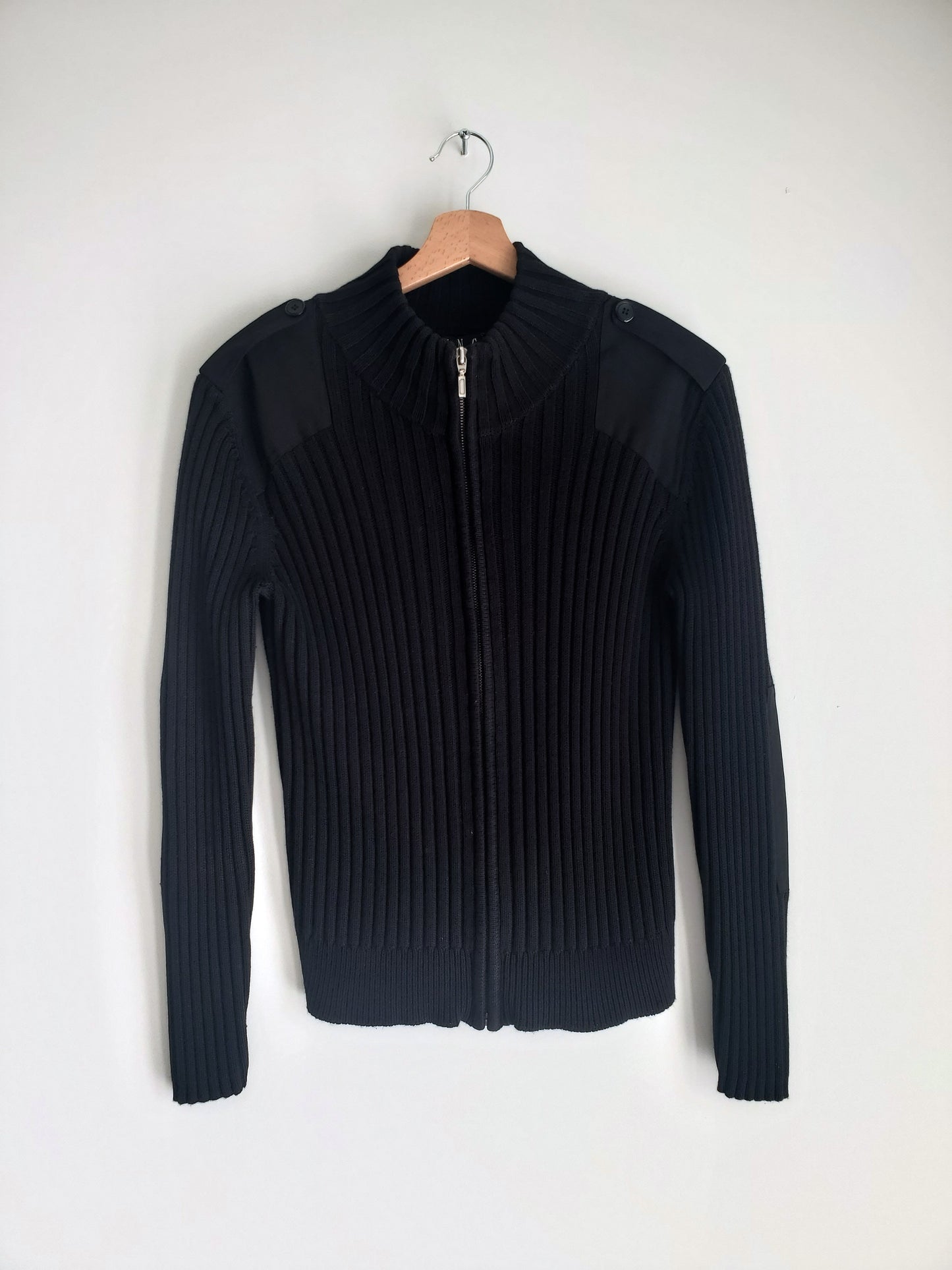 I.N.C. full-zip ribbed sweater (Y2K)