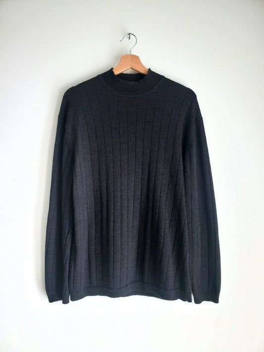 J. Ferrar merino wool mockneck sweater (1990s)