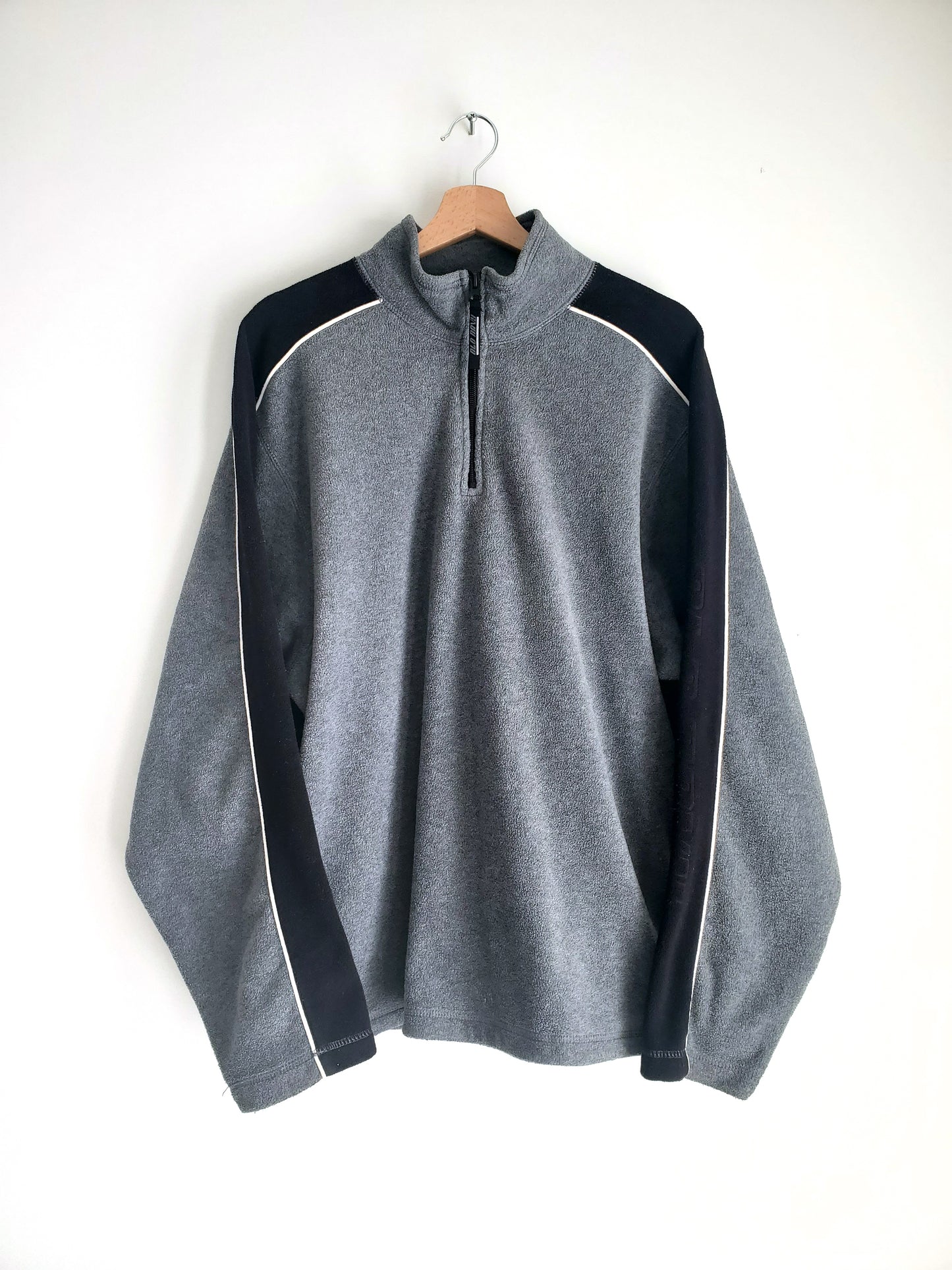 Old Navy quarter-zip contrast sleeve fleece (2003)