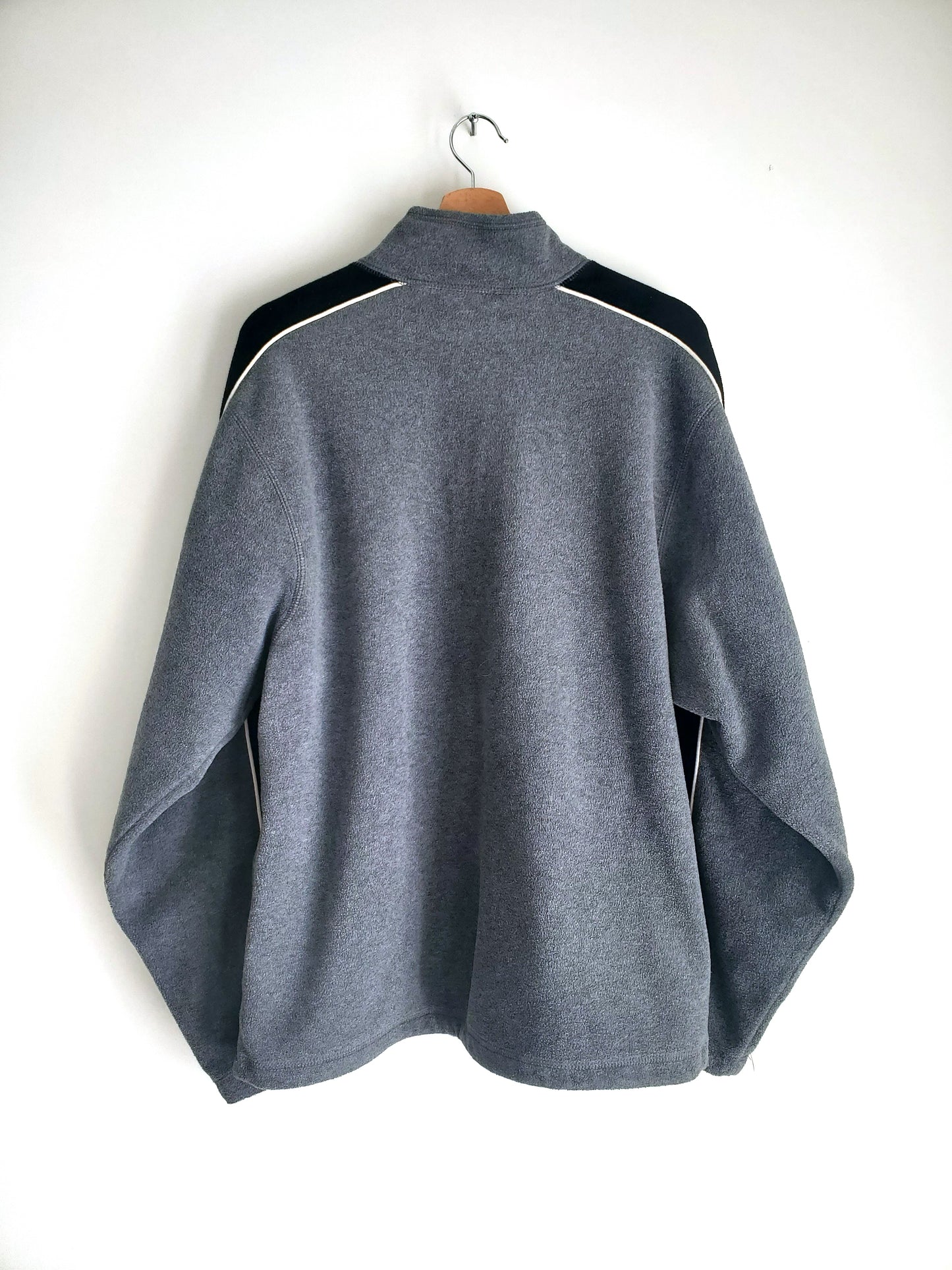 Old Navy quarter-zip contrast sleeve fleece (2003)