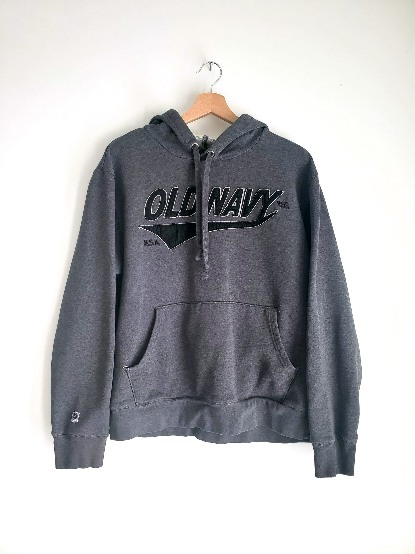 Old Navy felted logo pullover hoodie (2006)