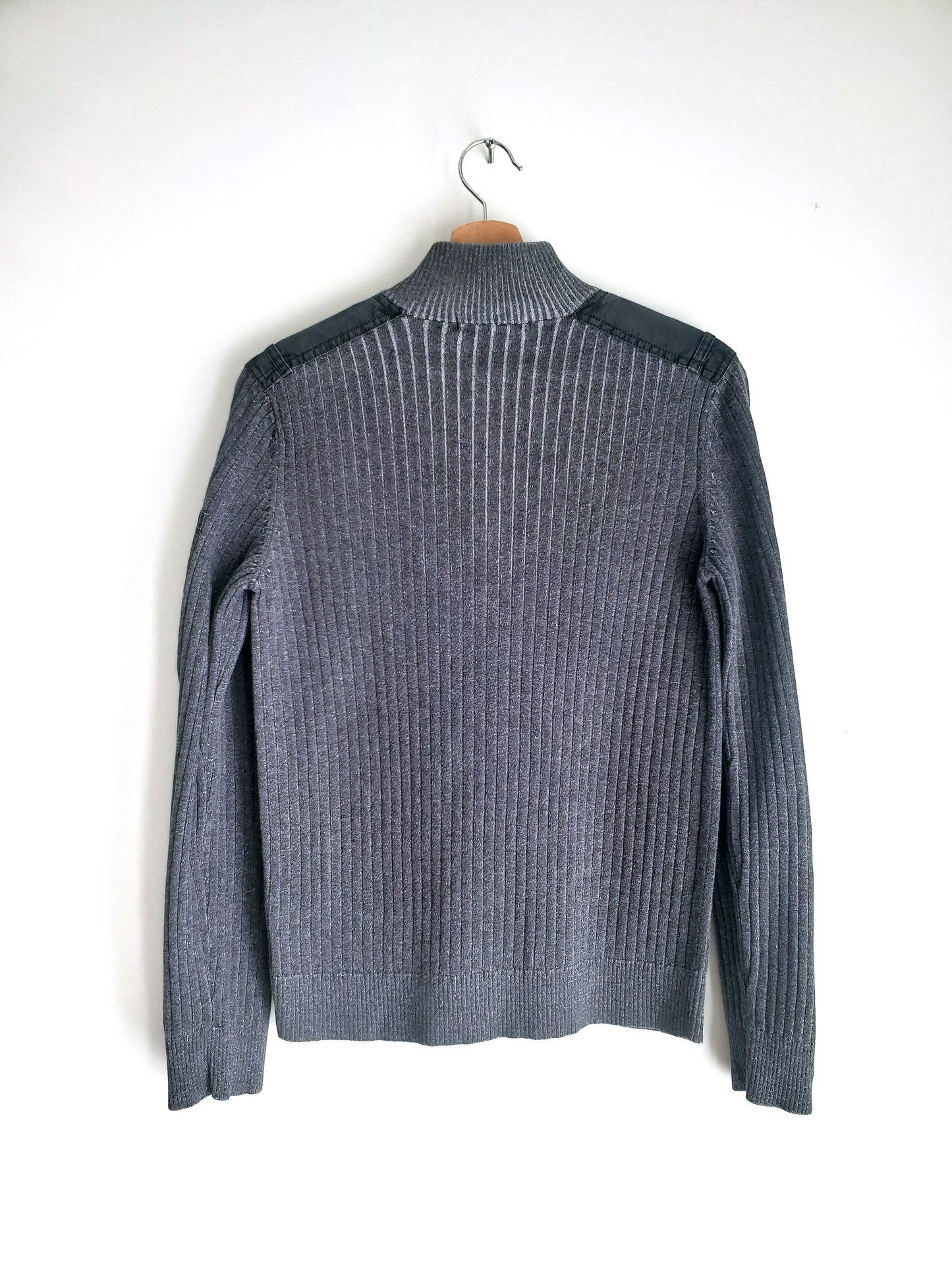 Calvin Klein Jeans quarter-zip ribbed sweater (Y2K)