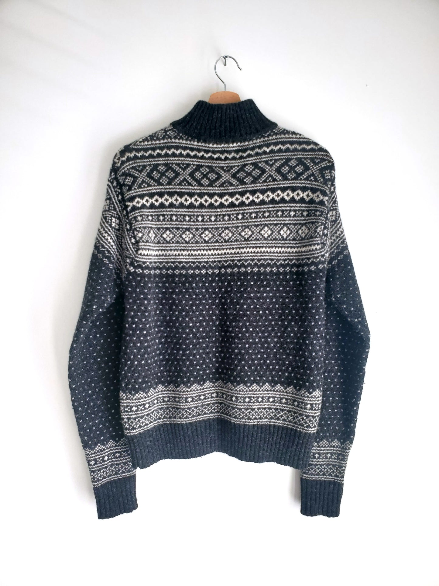 GAP fairisle quarter-zip sweater (2000)