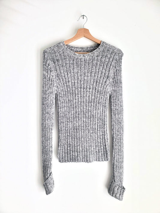 players sport macro-rib sweater (Y2K)