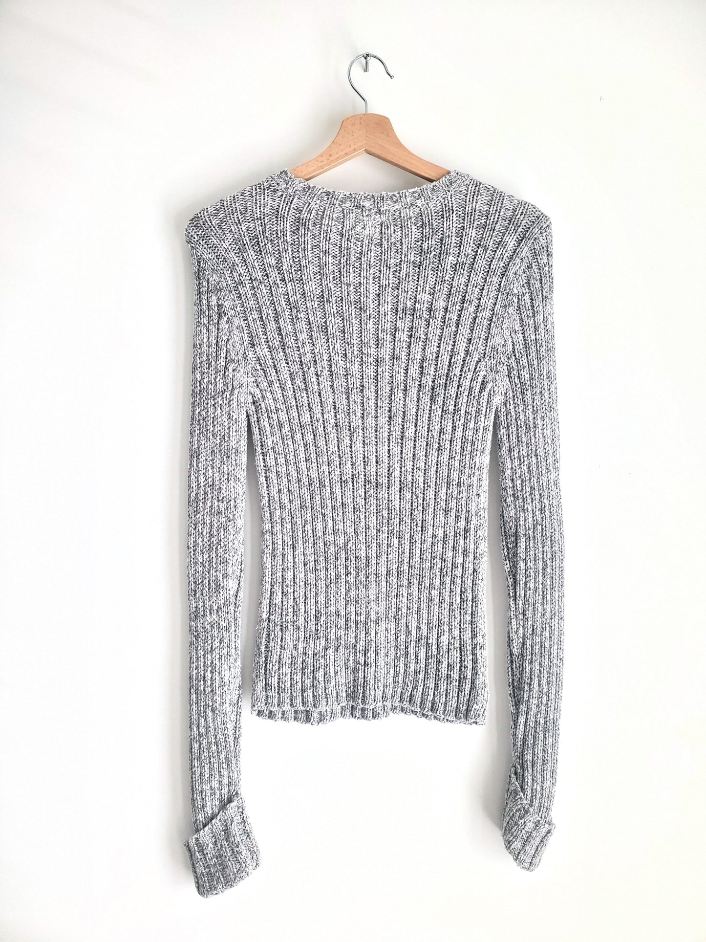 players sport macro-rib sweater (Y2K)