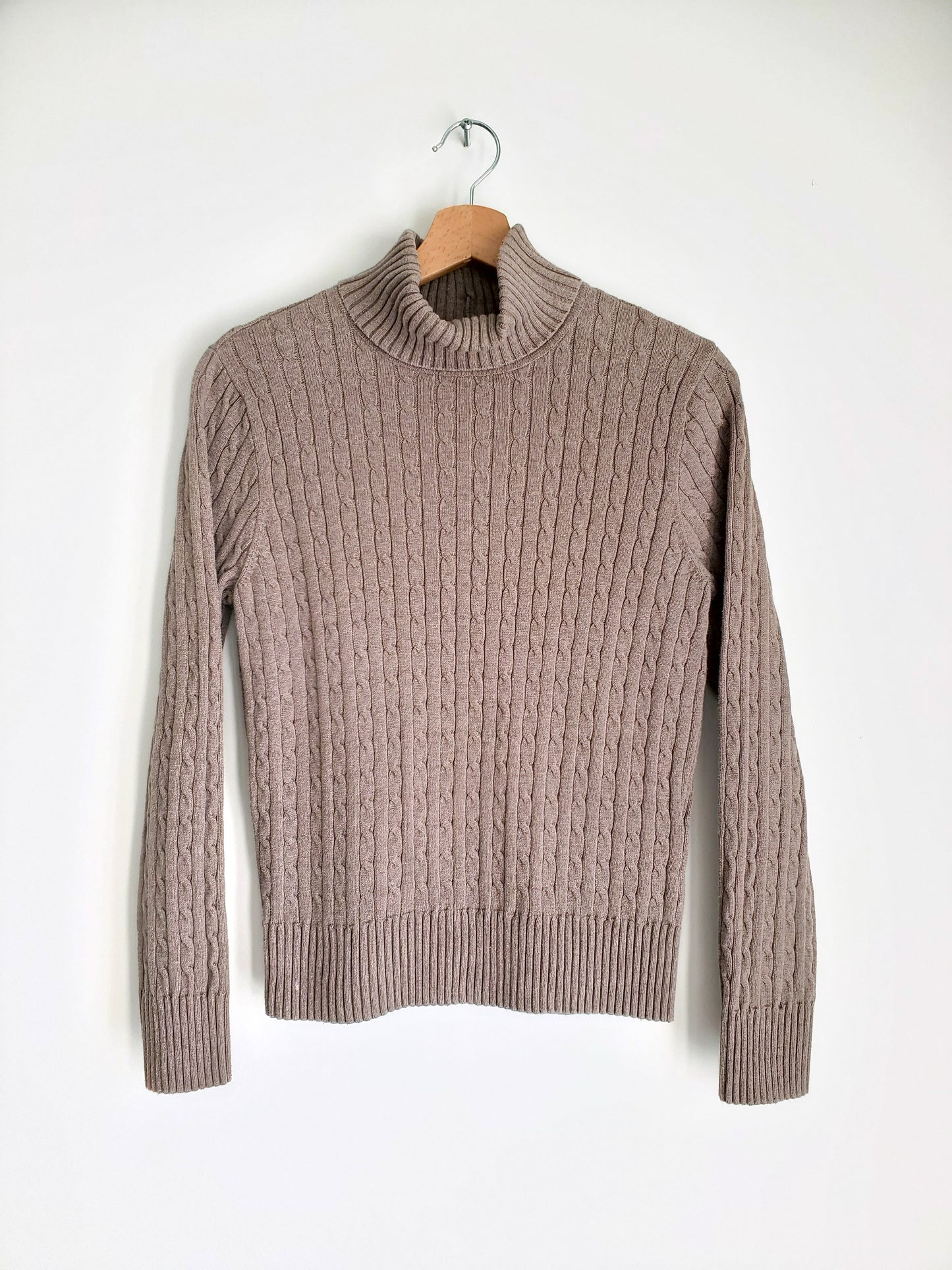 Jeanne Pierre cableknit turtleneck (Y2K)