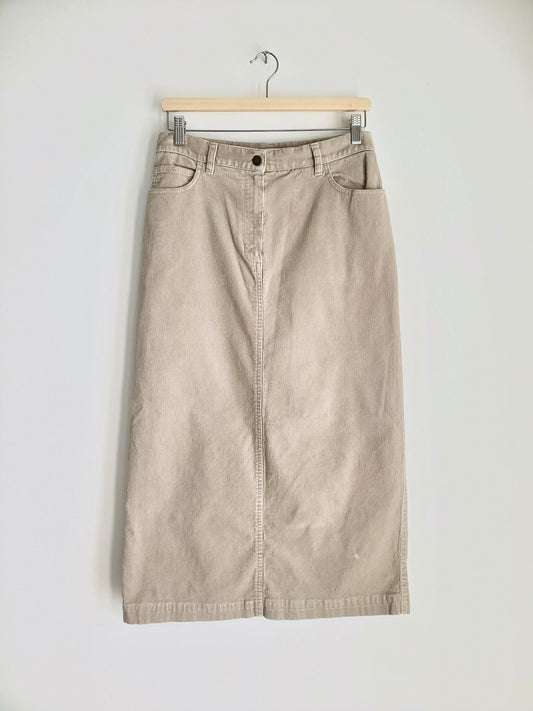 Jones New York Sport cord skirt (1990s)