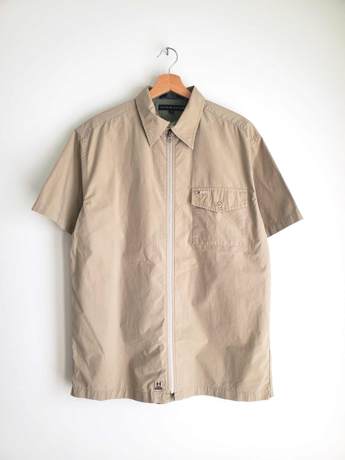 Tommy Hilfiger zip-front utility shirt (1999)