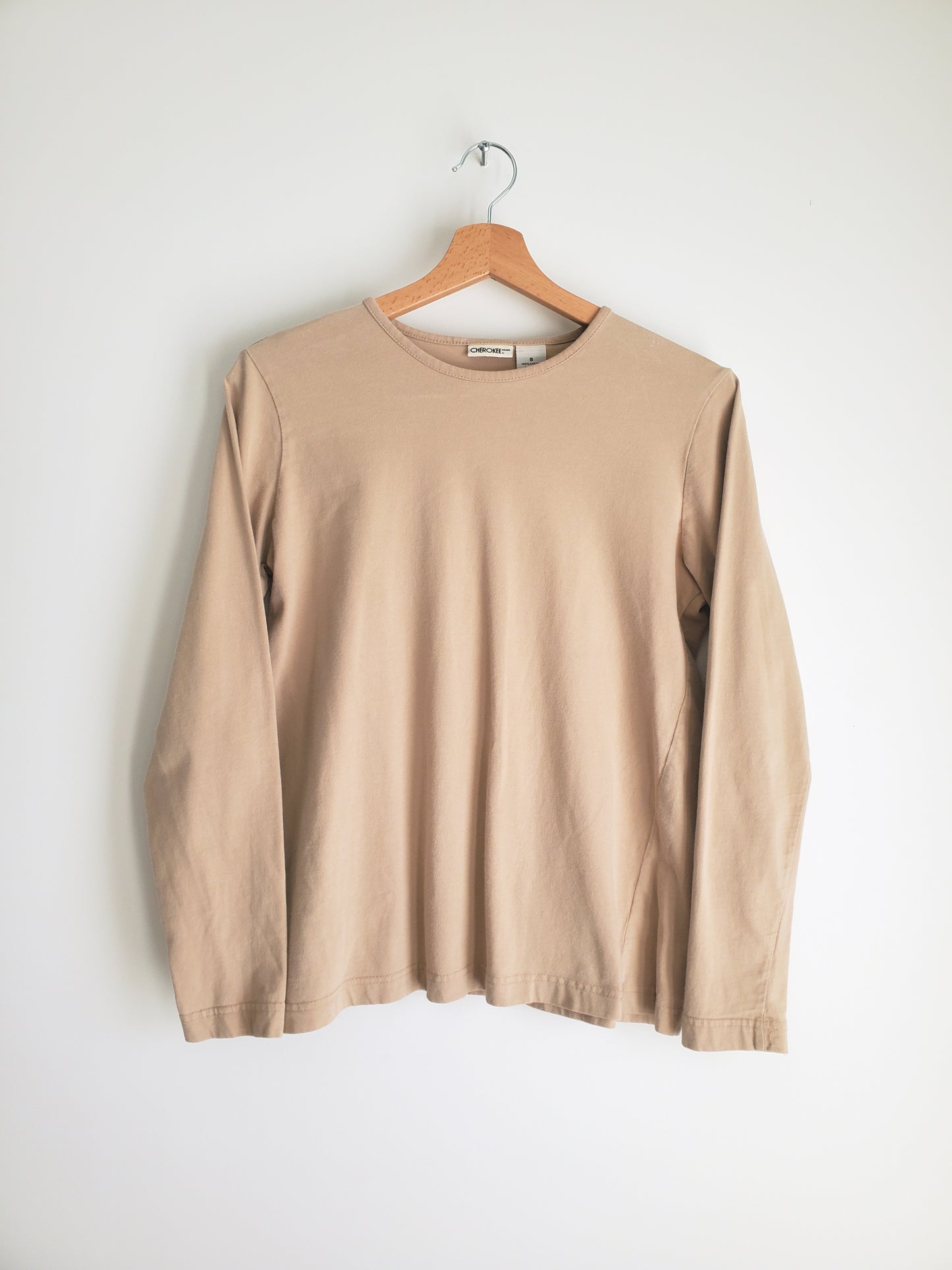 Cherokee long sleeve cotton tee (1990s)