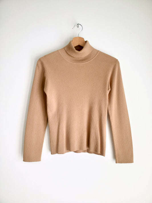 SML Sport Petite rib-knit turtleneck (Y2K)