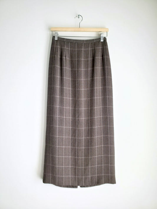 Vintage plaid skirt