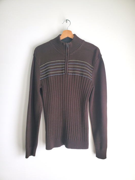 American Rag Cie mixed-stitch sweater