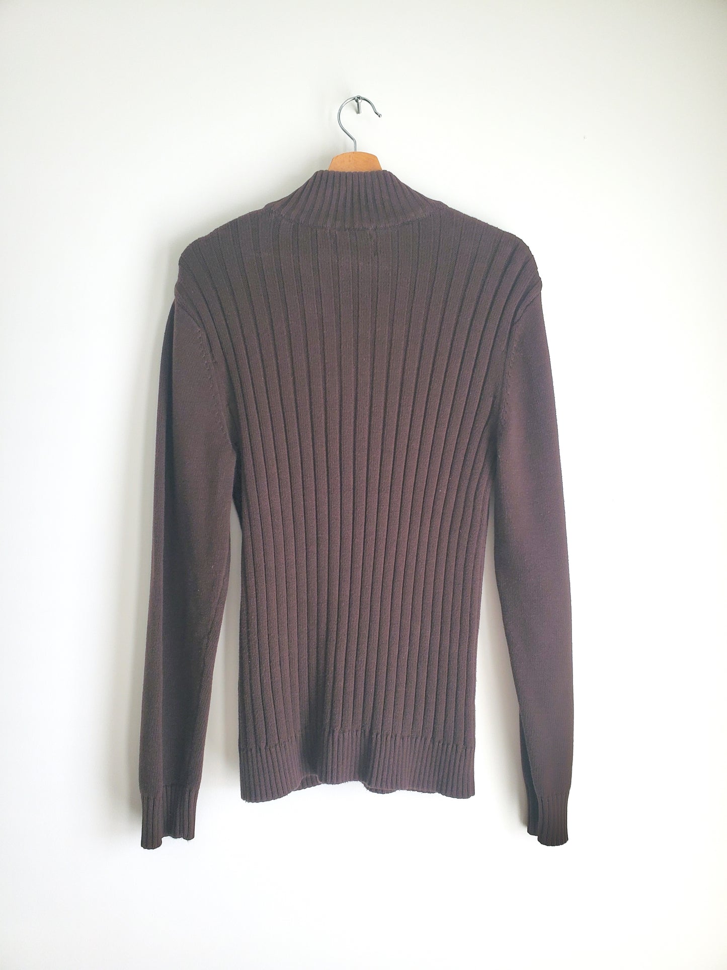 American Rag Cie mixed-stitch sweater