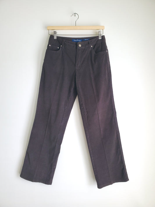 Evan-Picone Petite straight leg micro-cords (1990s)
