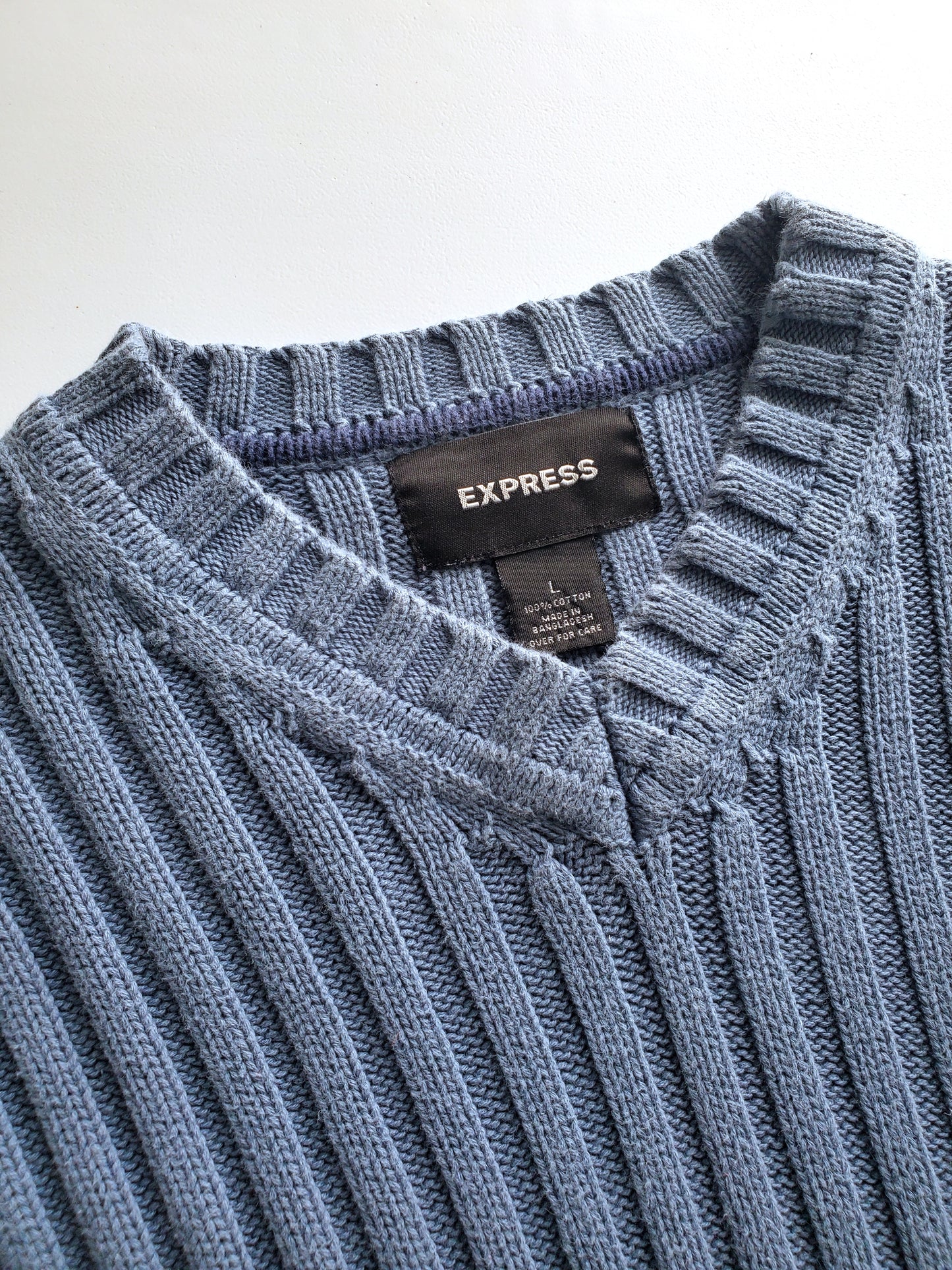 Express macro-rib sweater (2001)