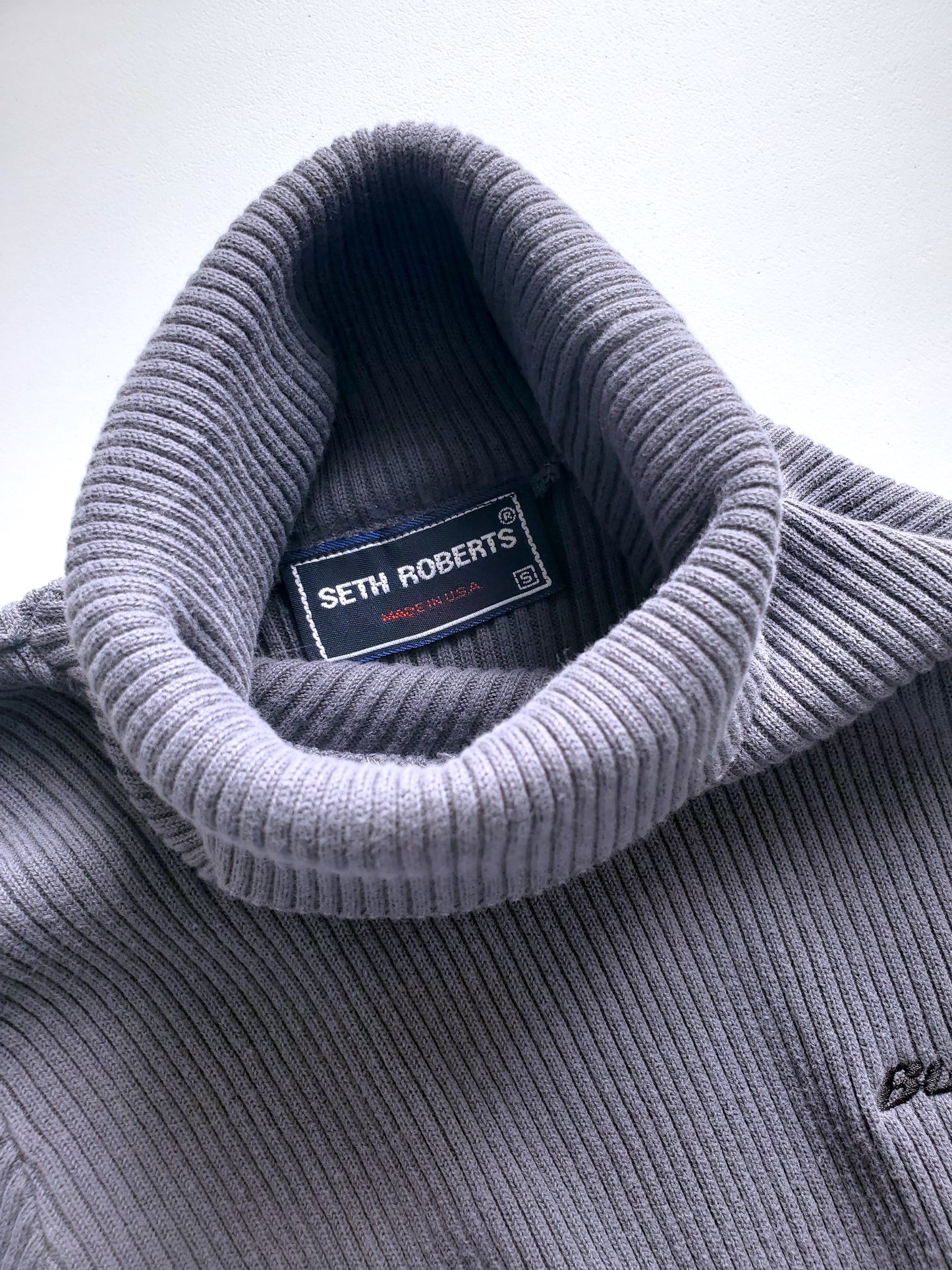 Bud Light custom rib-knit turtleneck (1990s)