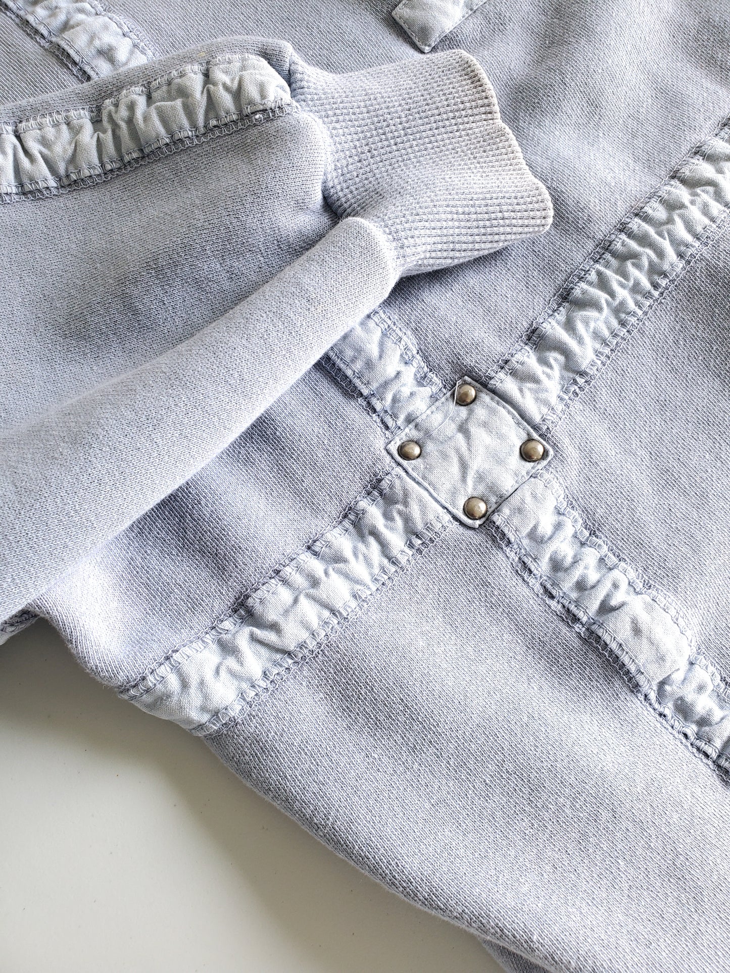 Unionbay mixed media pullover (1980s)