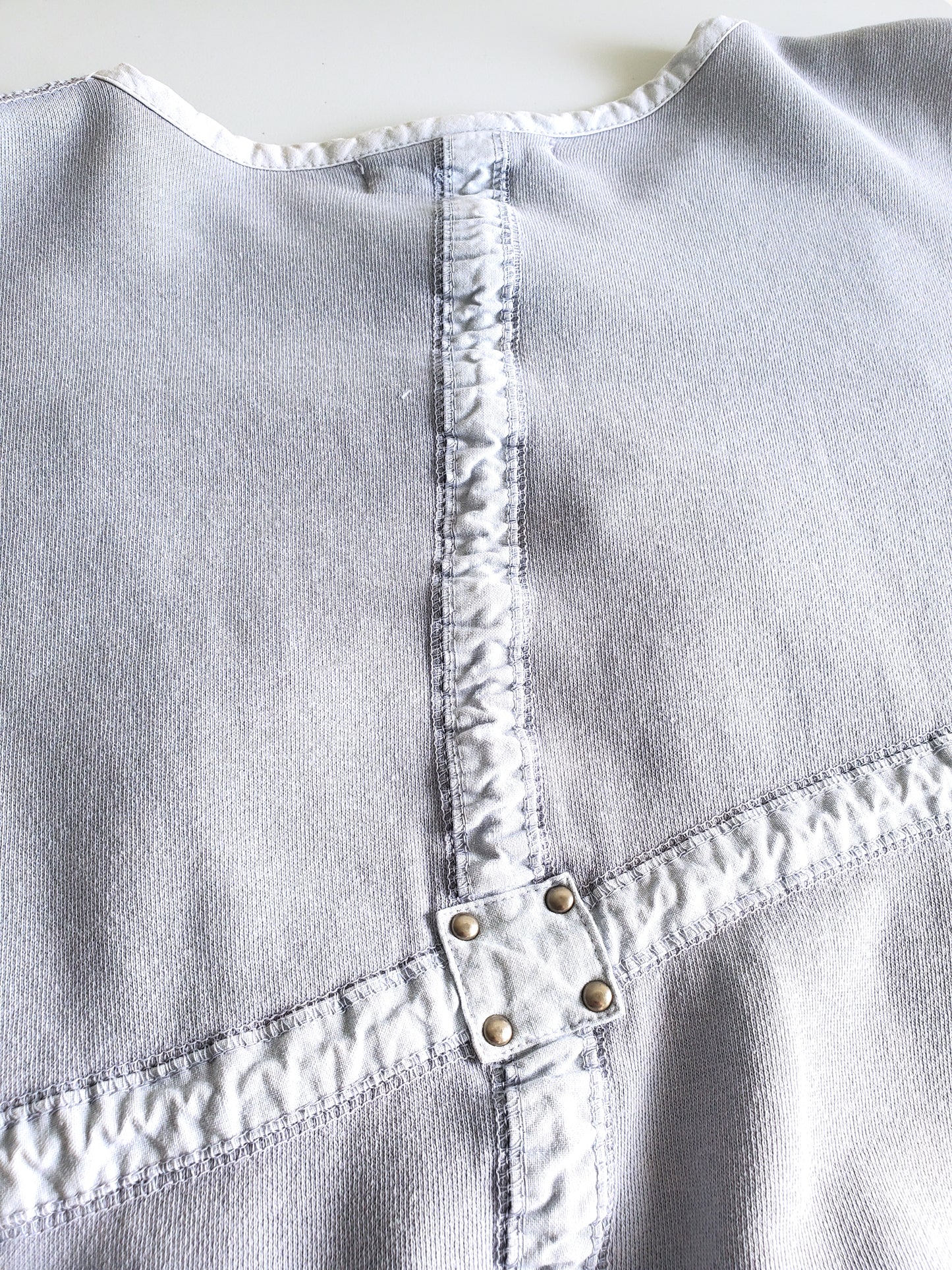 Unionbay mixed media pullover (1980s)