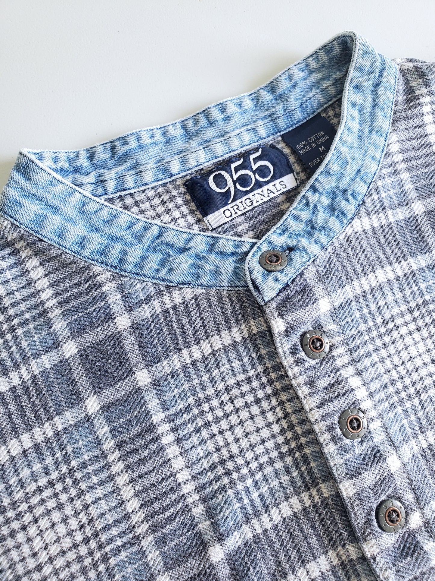 955 Originals cotton pique tee (1990s)