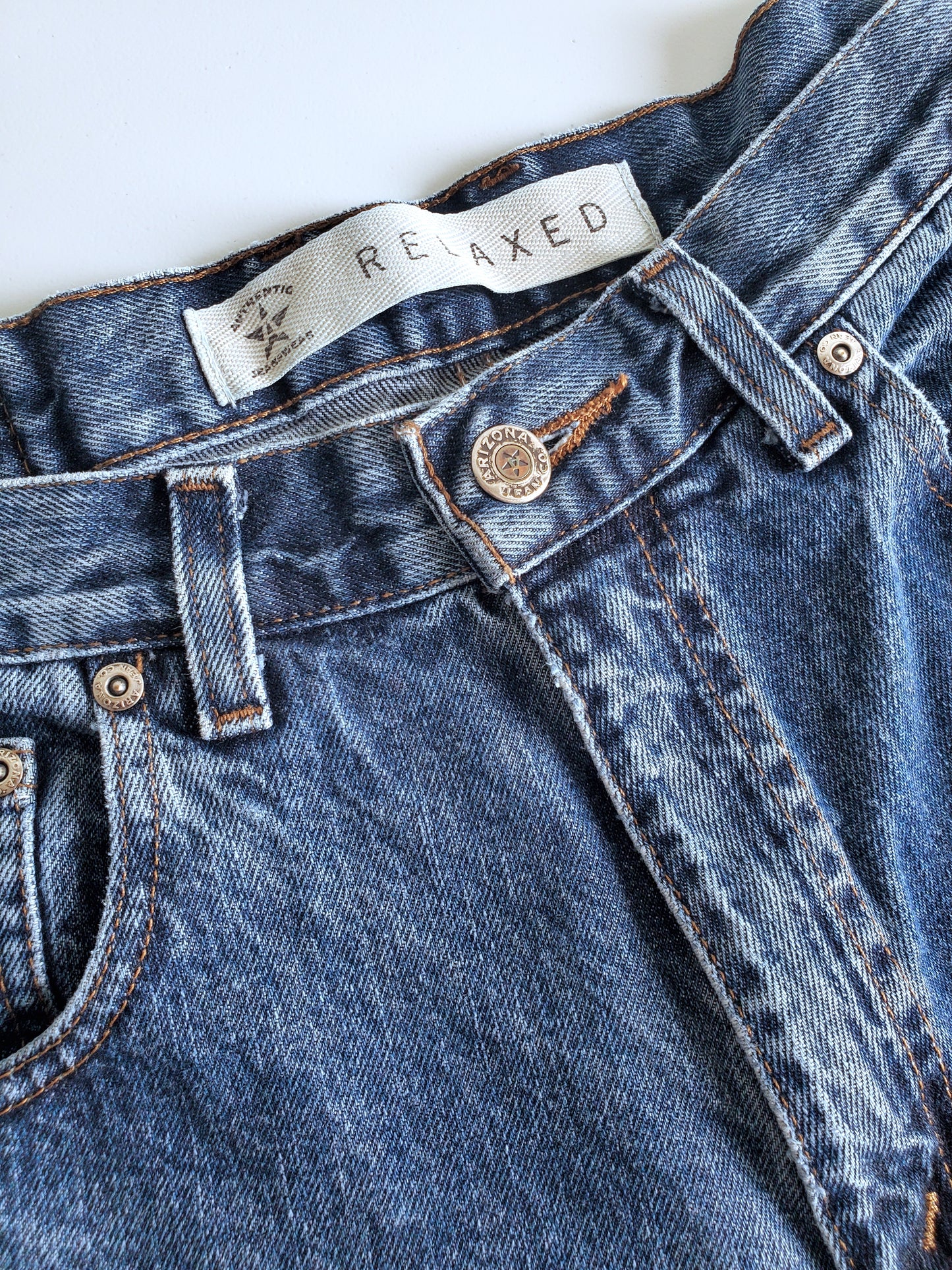 Arizona Jean Co. dark wash denim (1997)