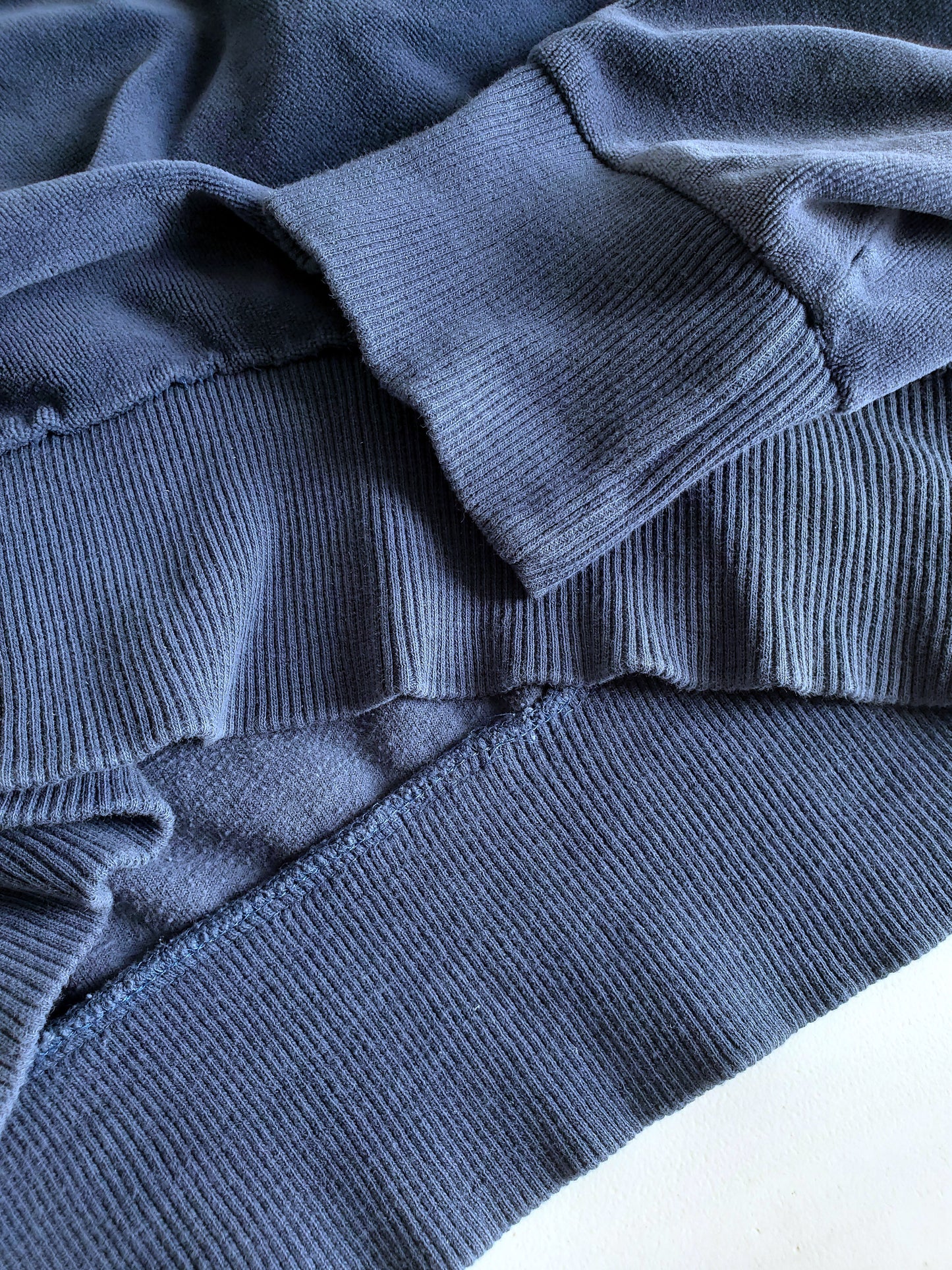 Calvin Klein velour long sleeve polo (1980s)
