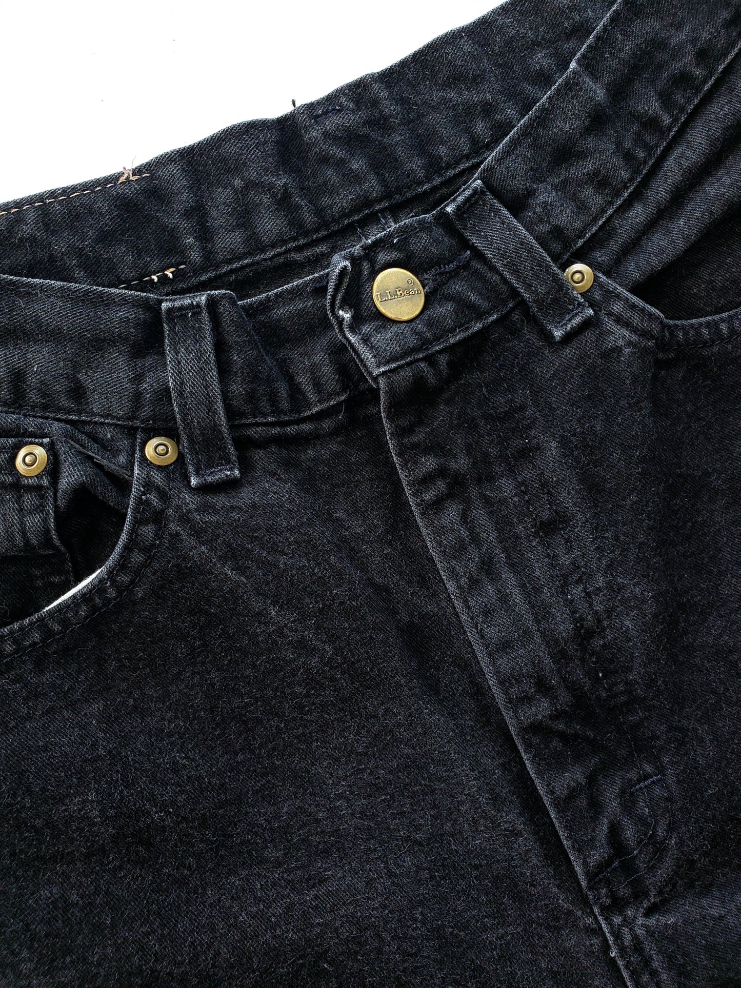 L.L.Bean high-rise full leg jeans (1990s)