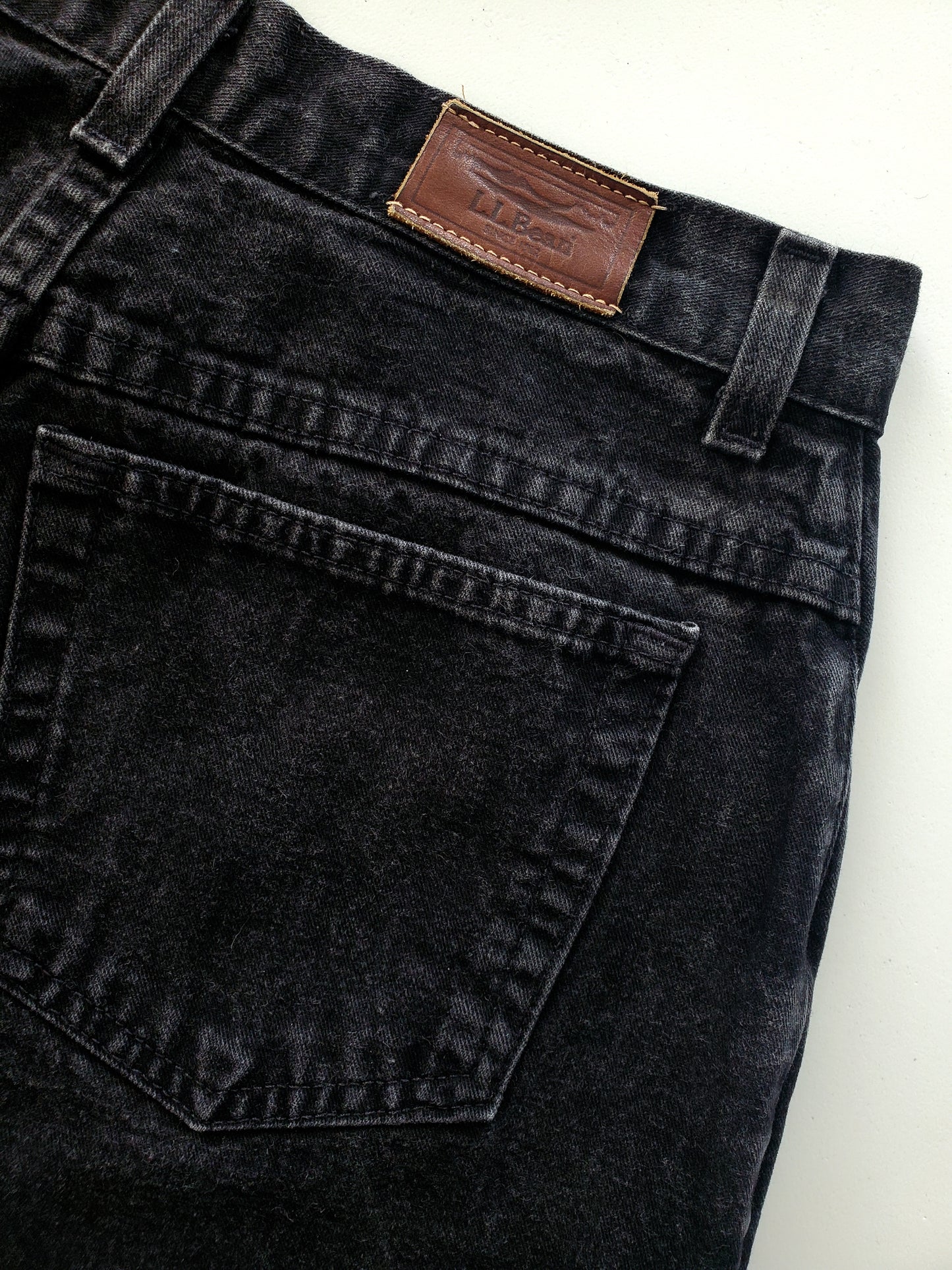 L.L.Bean high-rise full leg jeans (1990s)