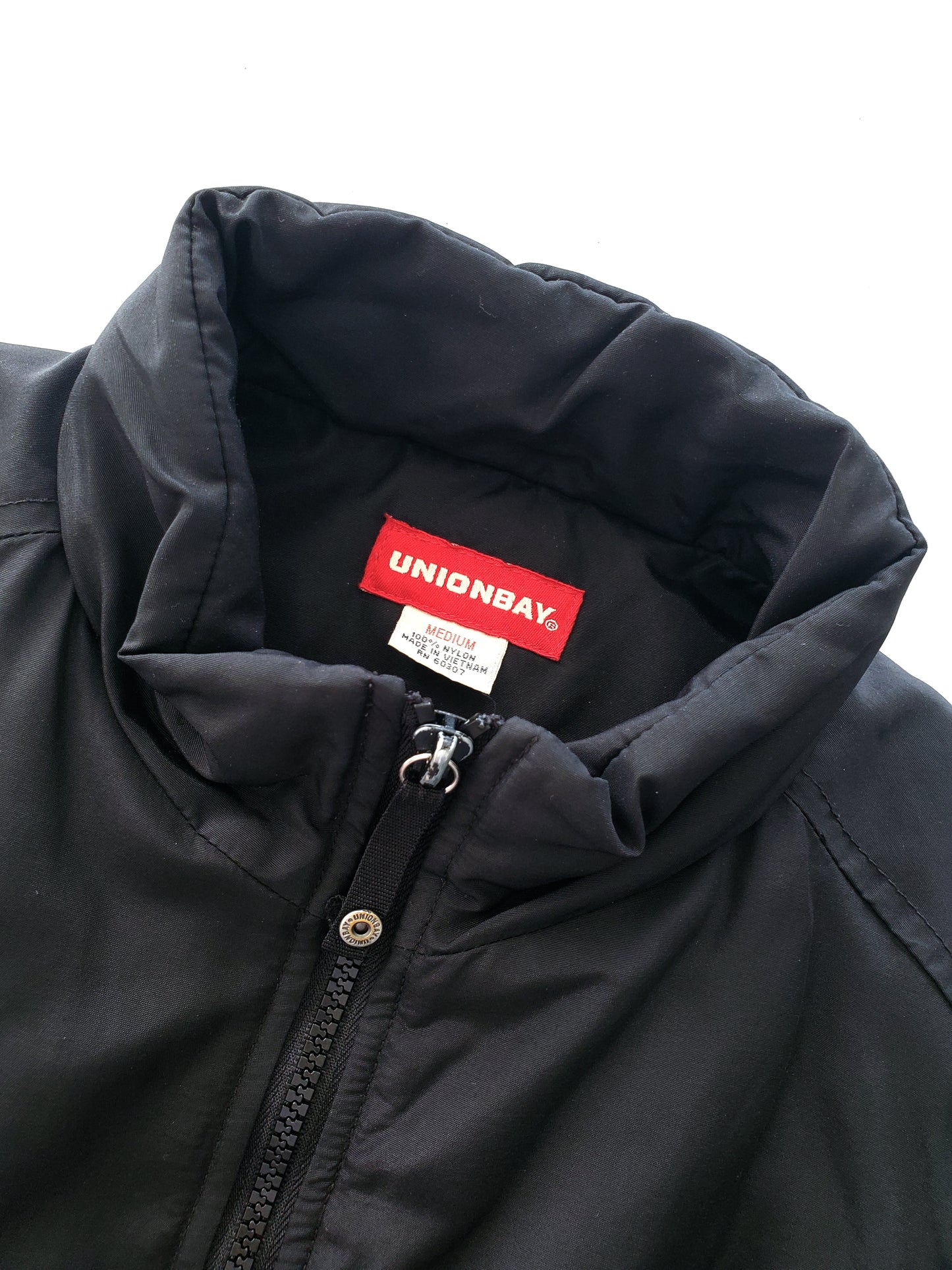 Unionbay puffer vest with rouched detail (1990s)