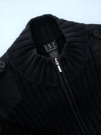 I.N.C. full-zip ribbed sweater (Y2K)