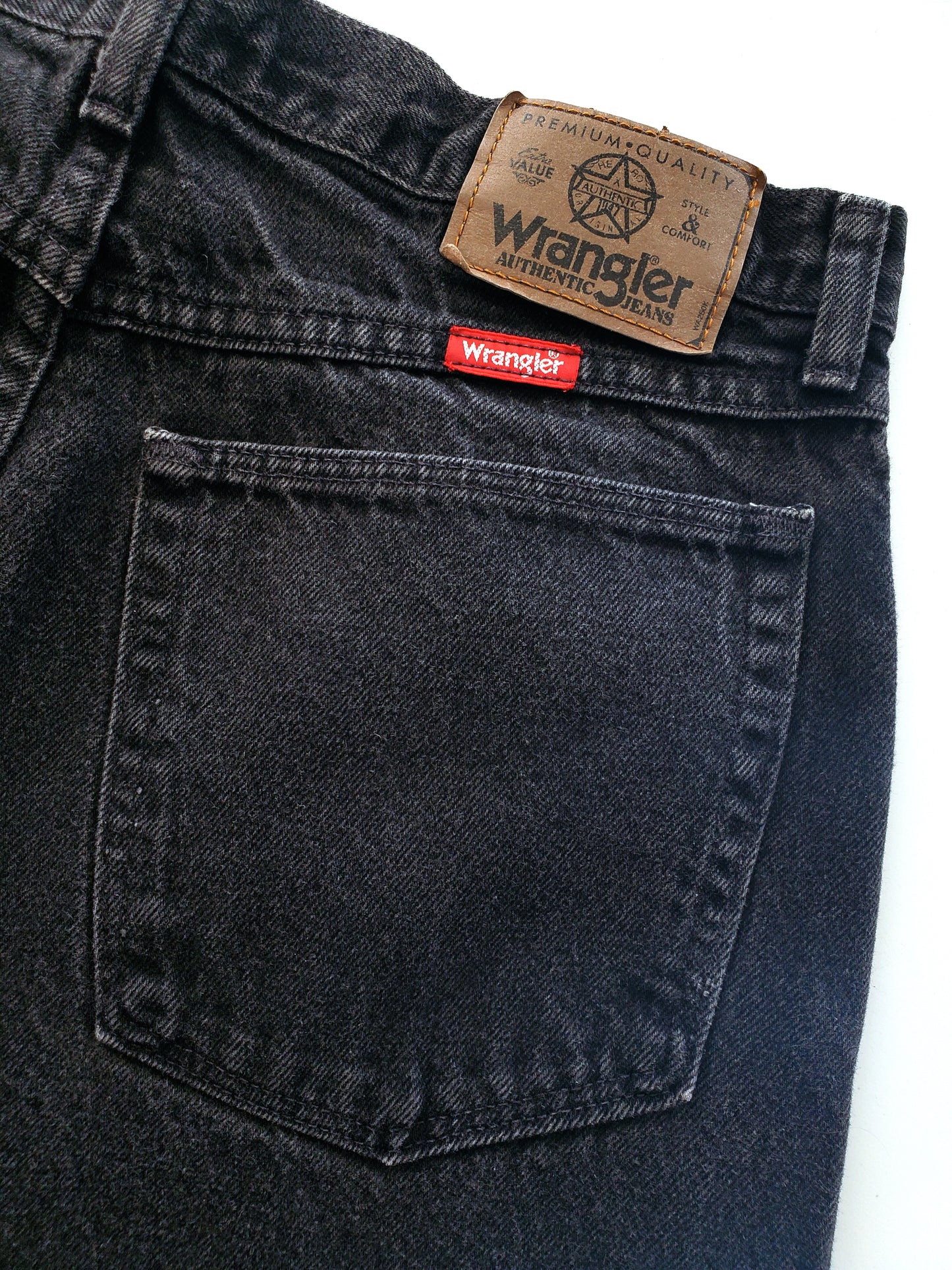 Wrangler stonewash straight leg jeans (1990s)