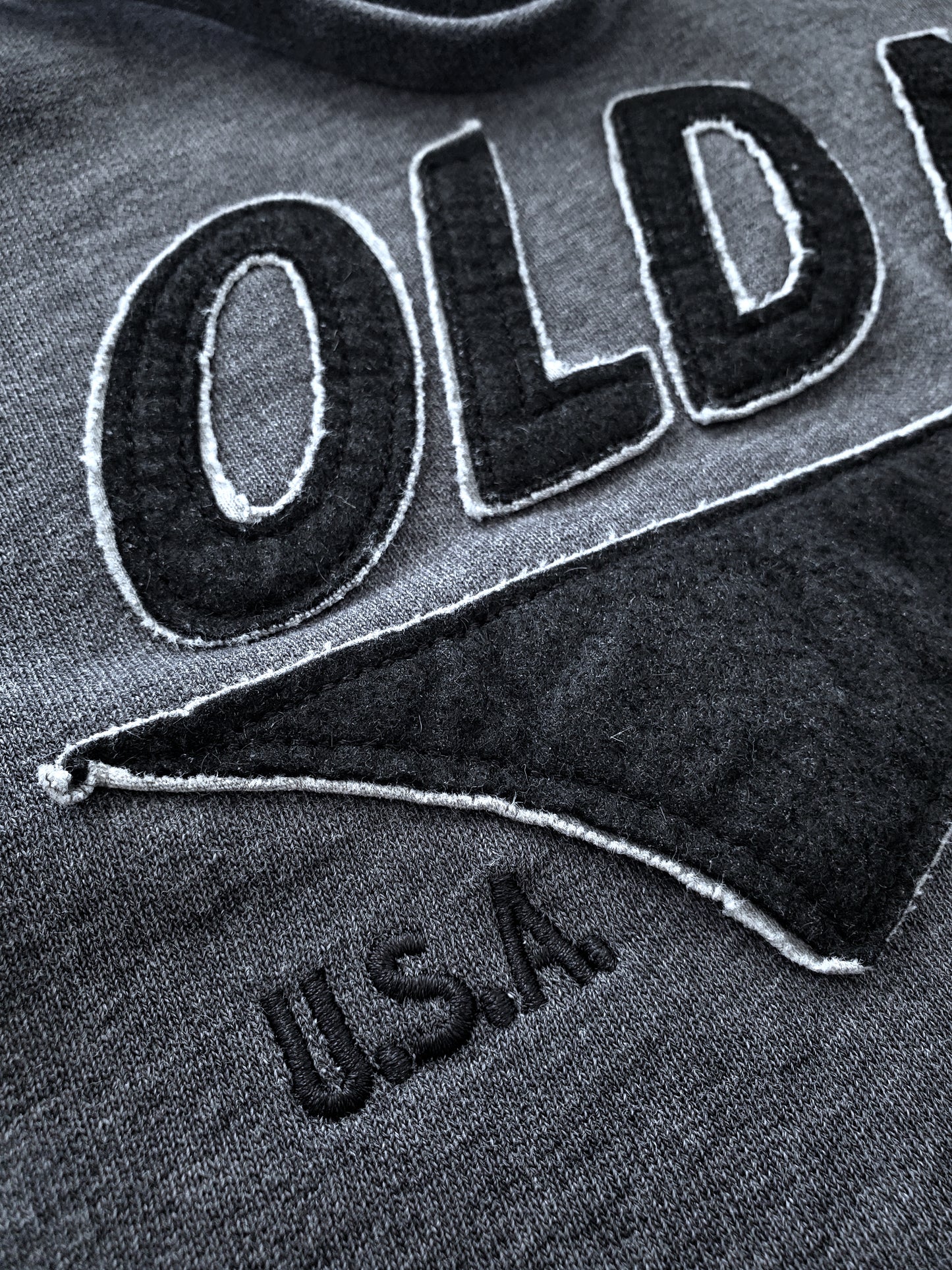 Old Navy felted logo pullover hoodie (2006)