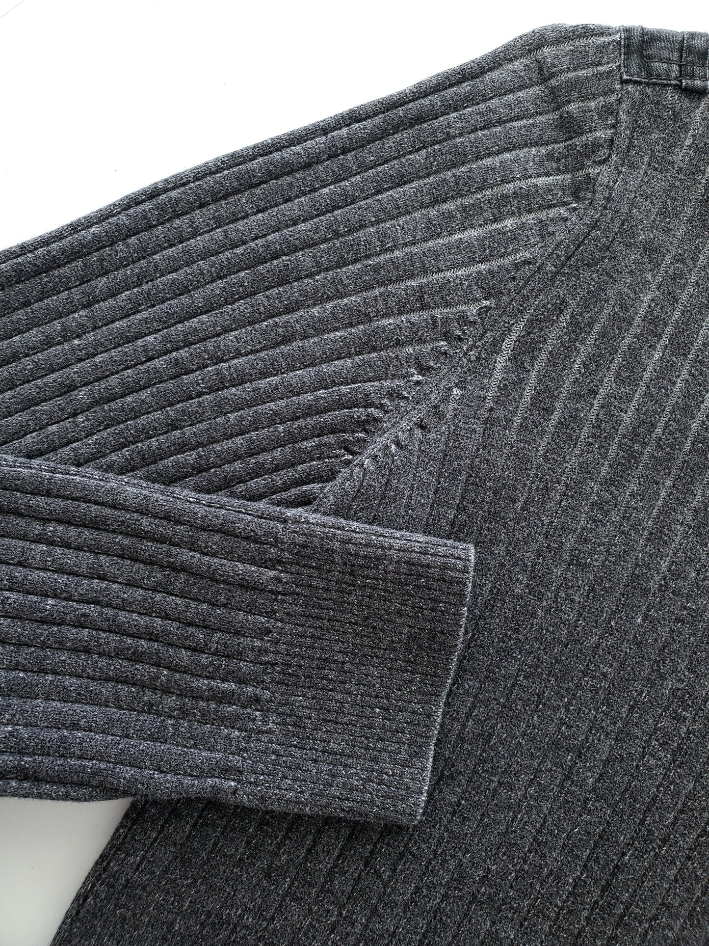 Calvin Klein Jeans quarter-zip ribbed sweater (Y2K)