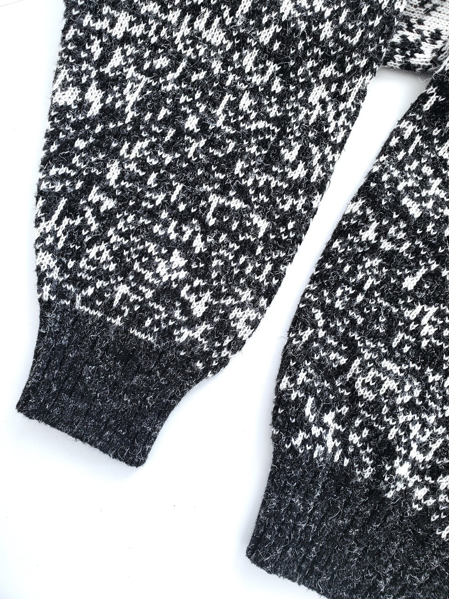 gradient knit mockneck sweater (1980s)