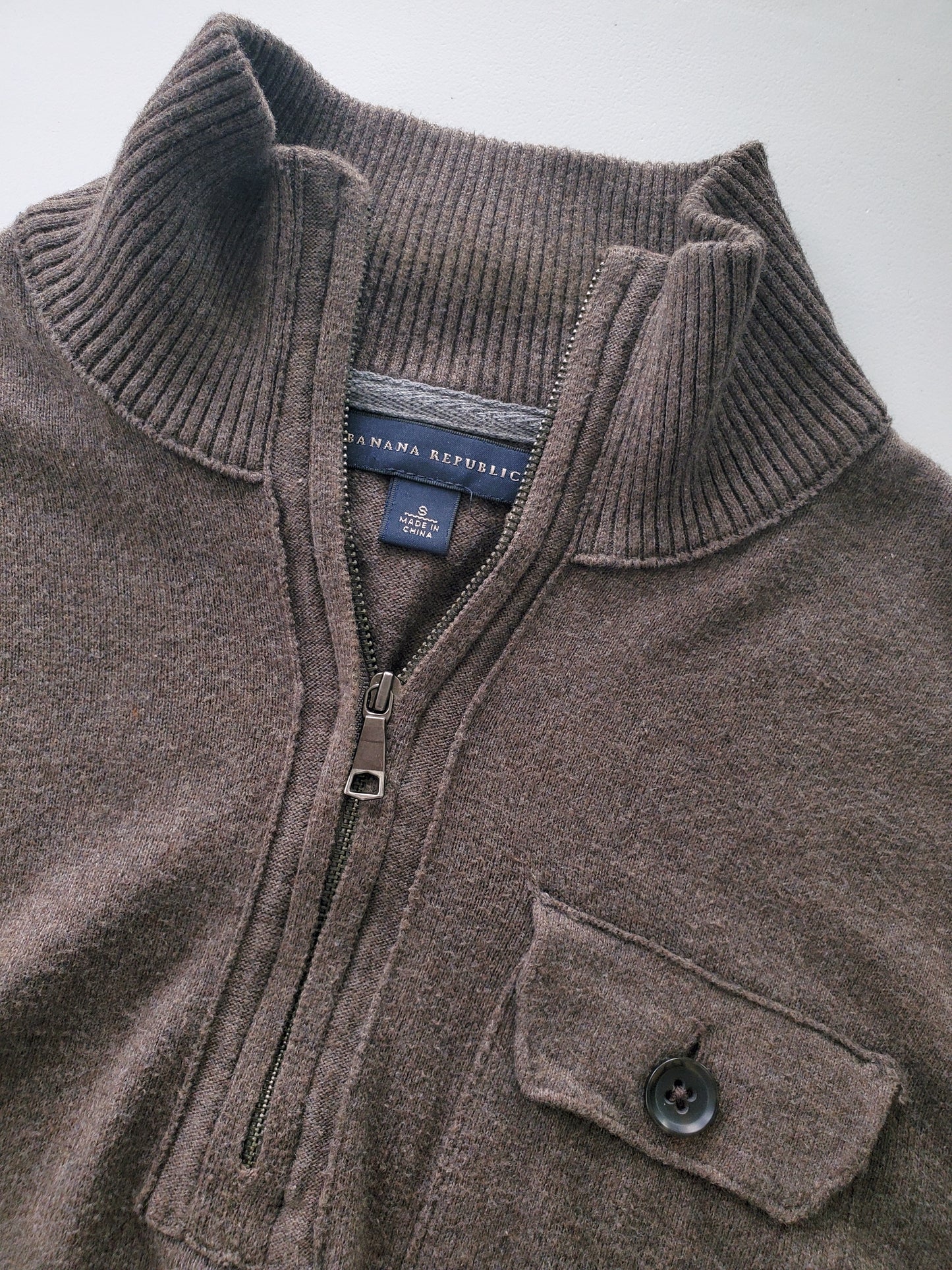 Banana Republic half-zip cotton sweater (2011)