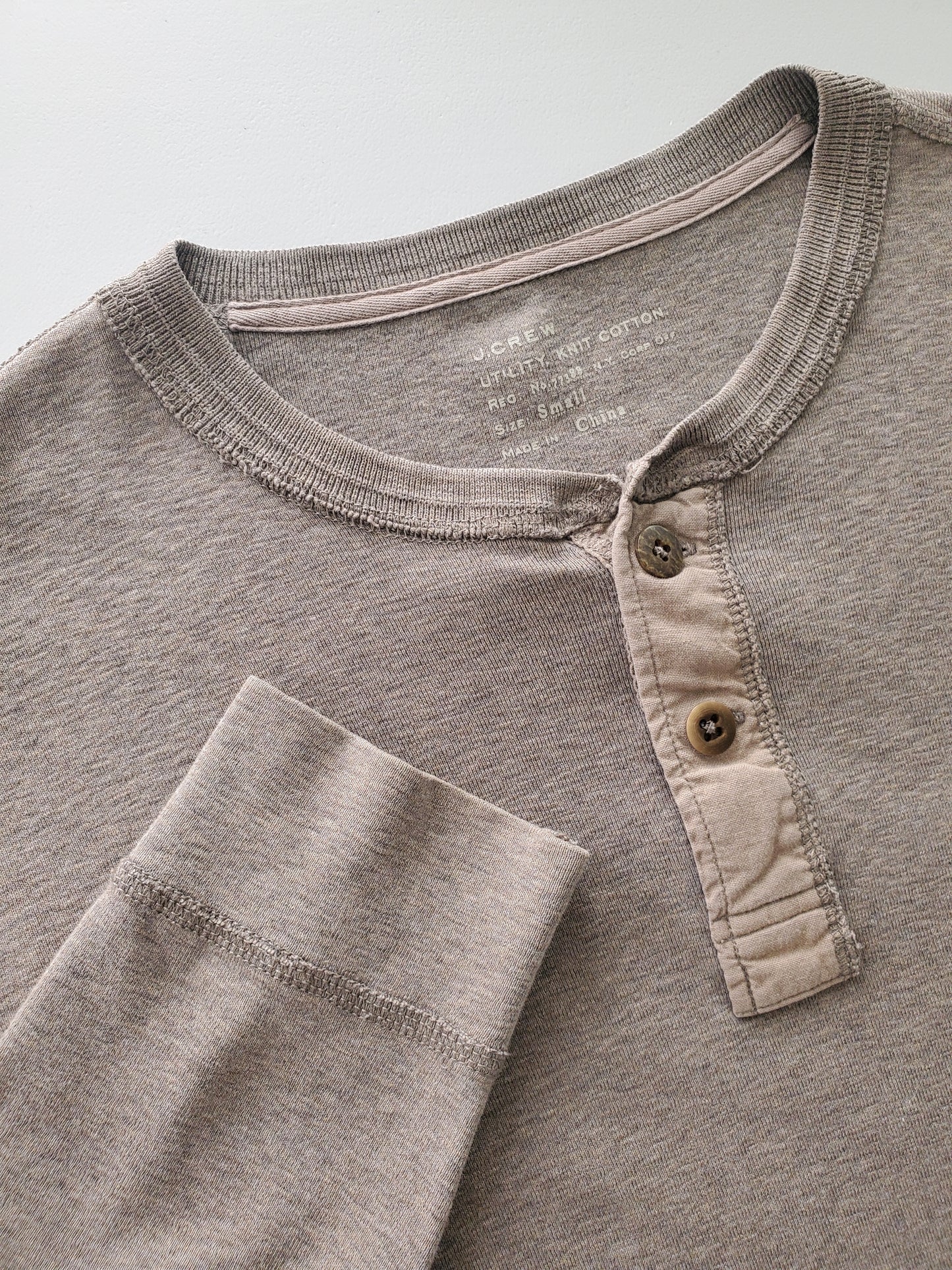J.Crew long sleeve cotton henley (2009)