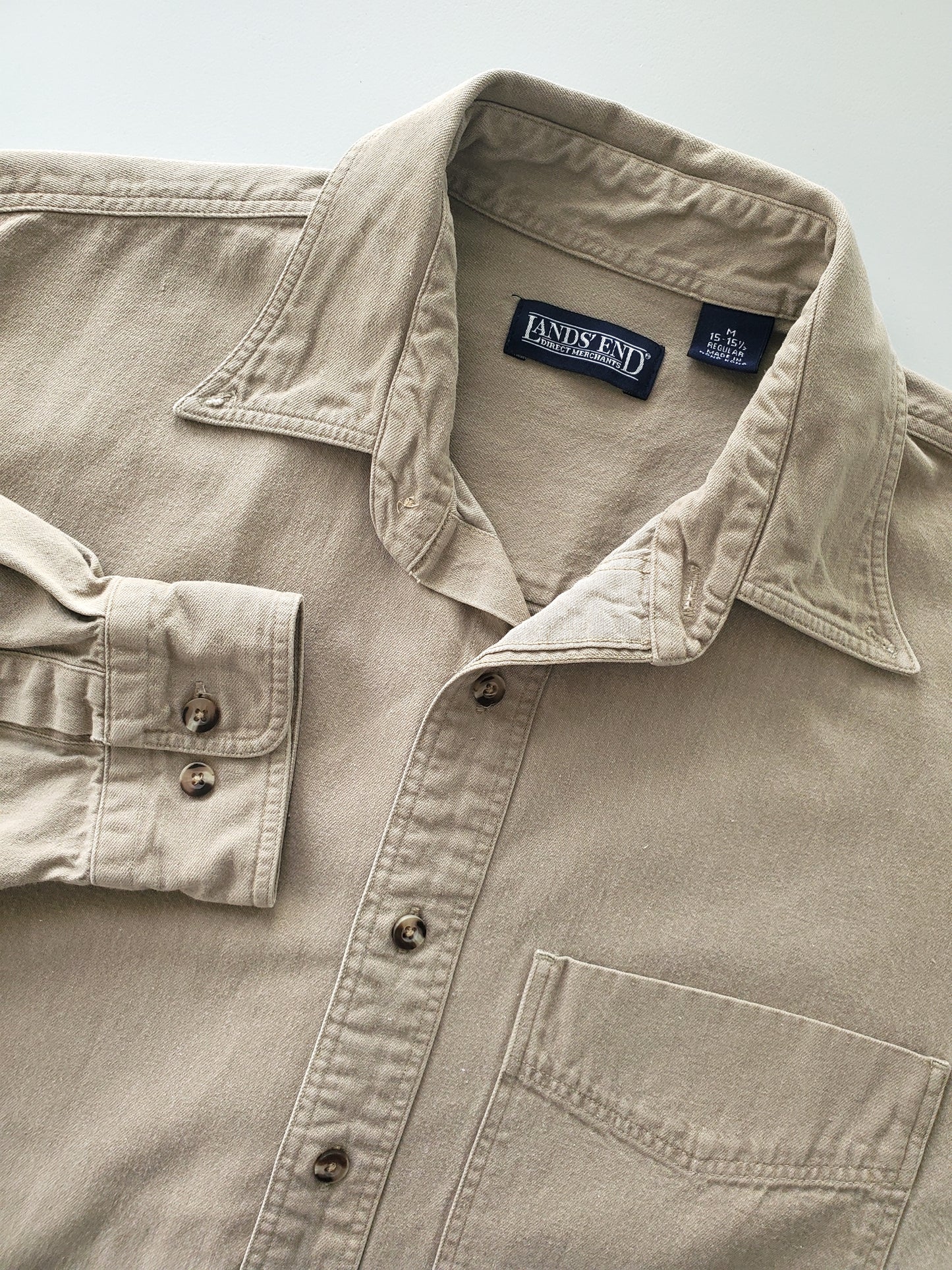 Lands' End heavyweight cotton shirt (1990s)