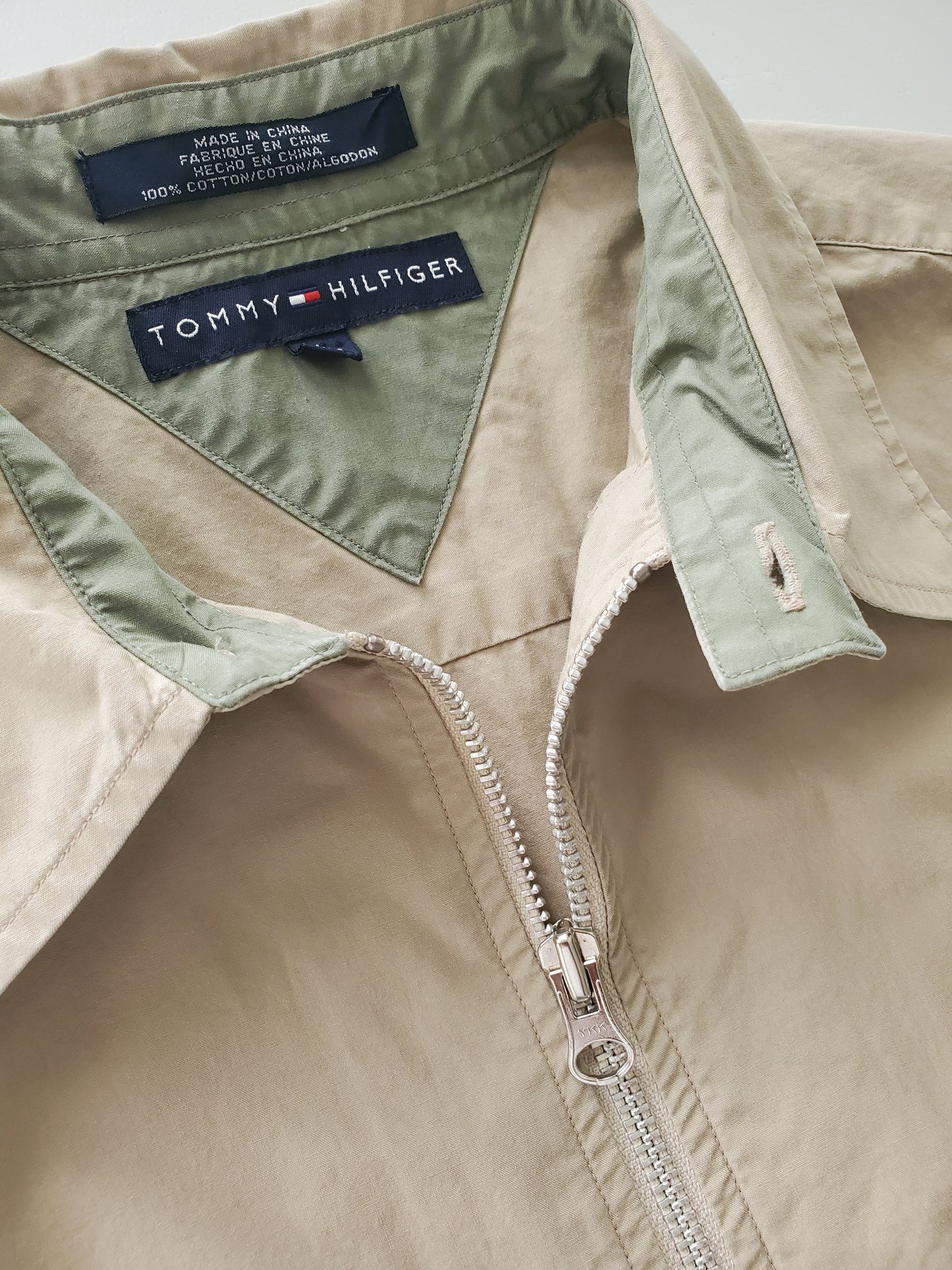 Tommy Hilfiger zip-front utility shirt (1999)