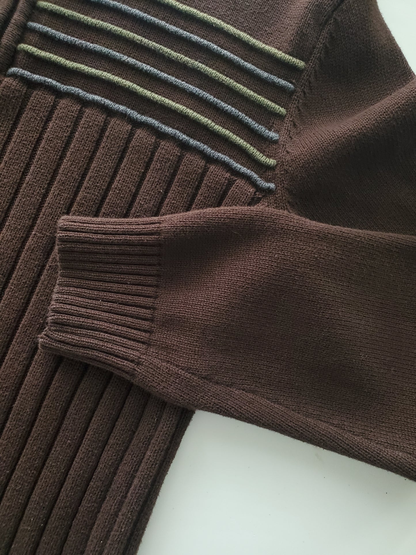 American Rag Cie mixed-stitch sweater