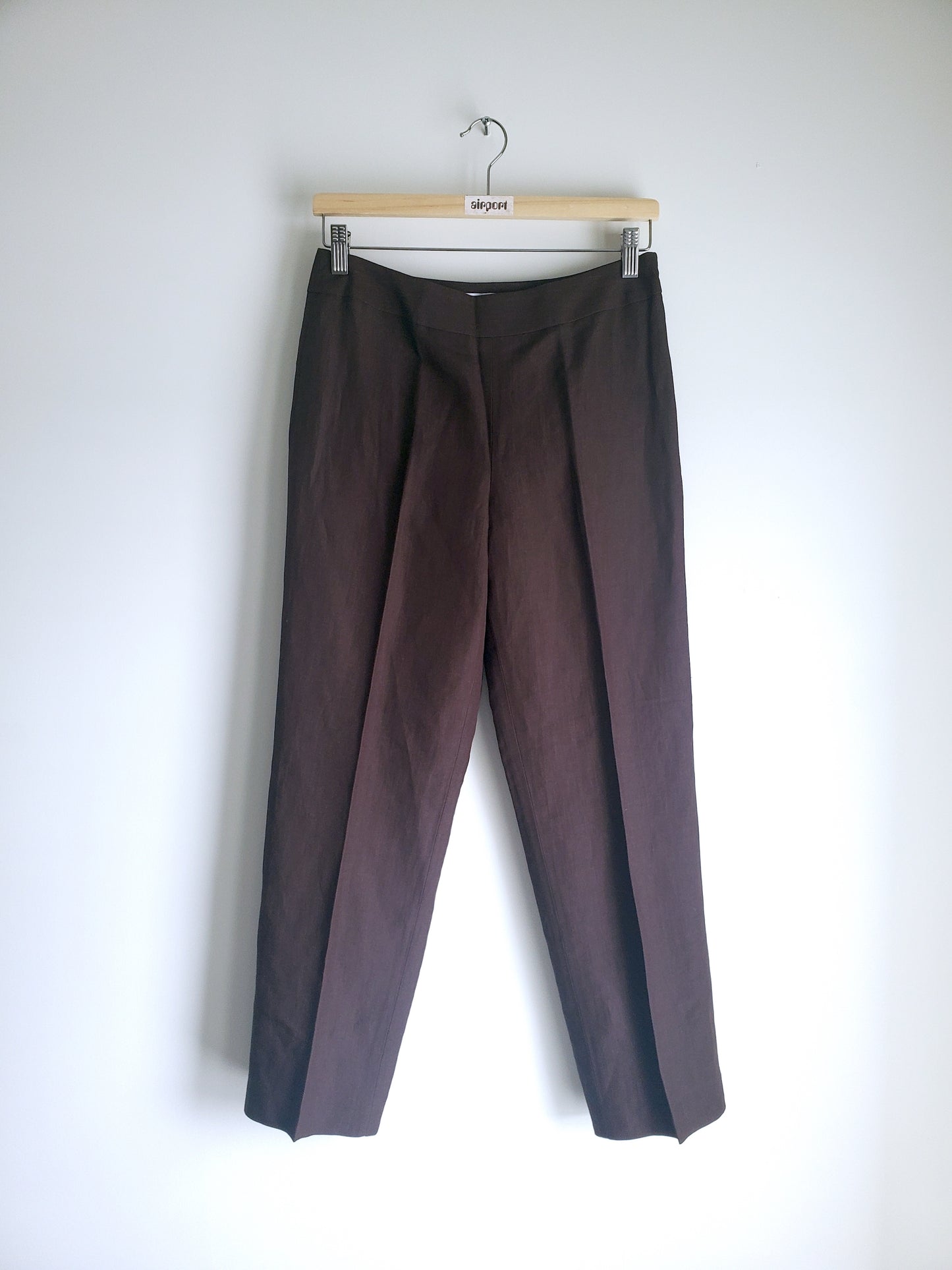 Ann Taylor LOFT linen-blend trousers (Y2K)